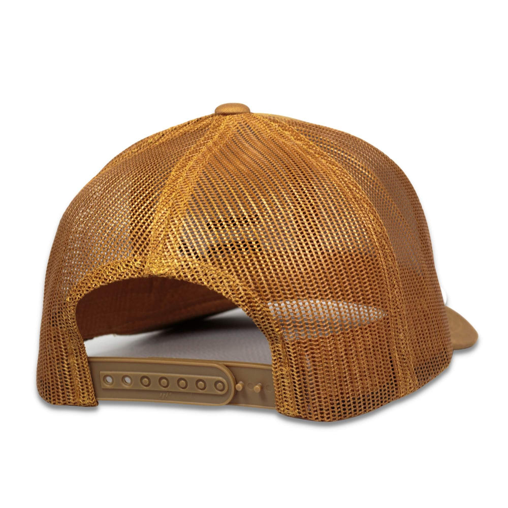 FA Trucker Caramel, back view