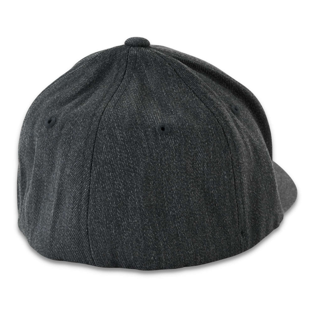 FA Flexfit Dark Heather, back side view