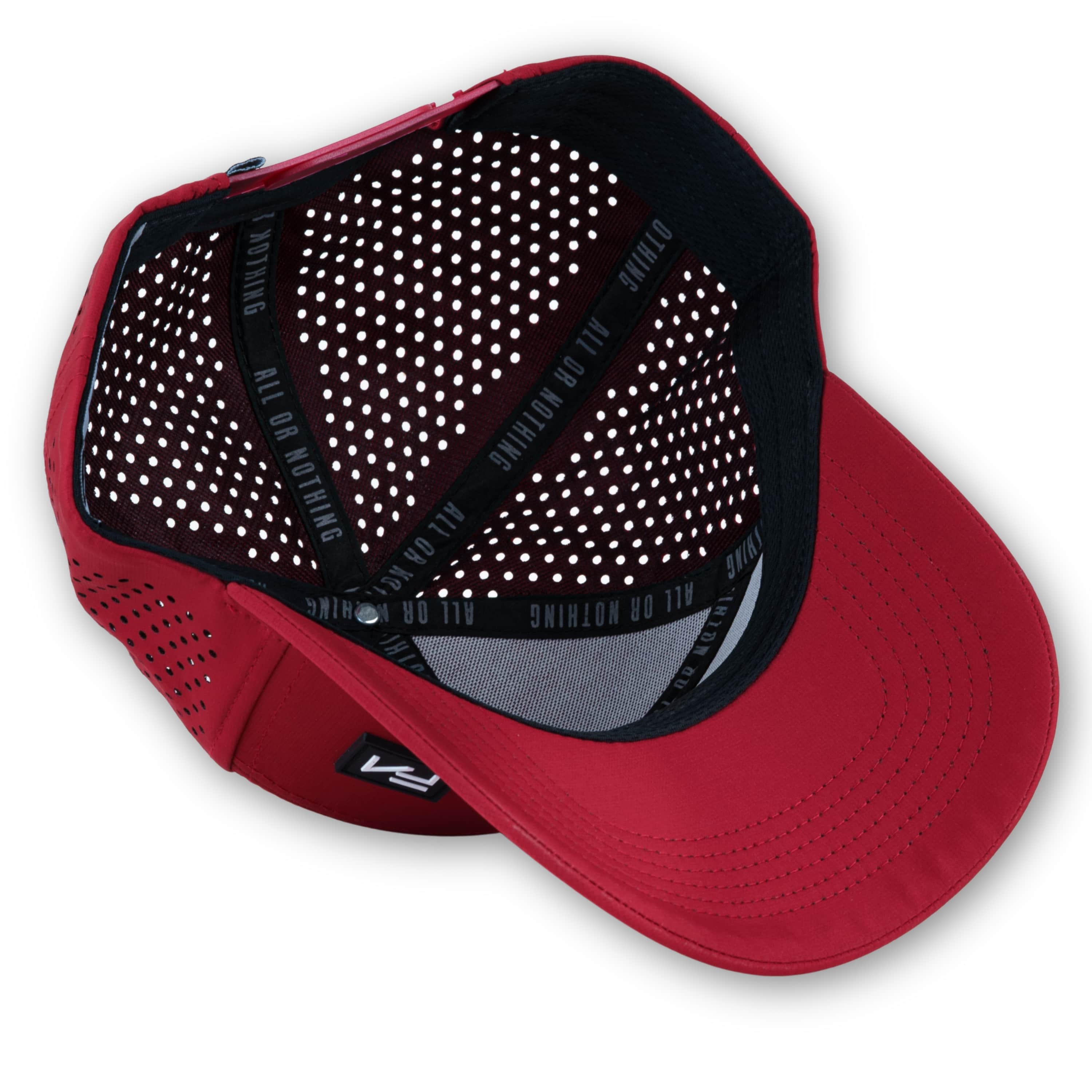 FA 7-Panel Red Snapback