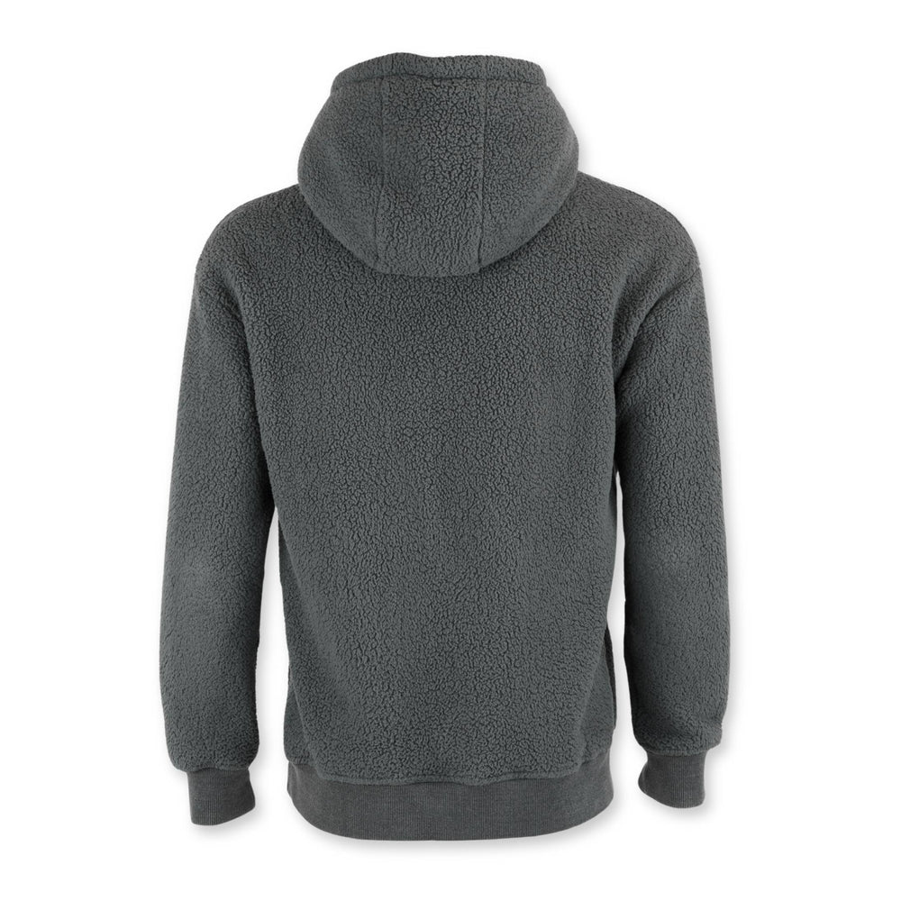 FA Sherpa Pullover Gray, back view