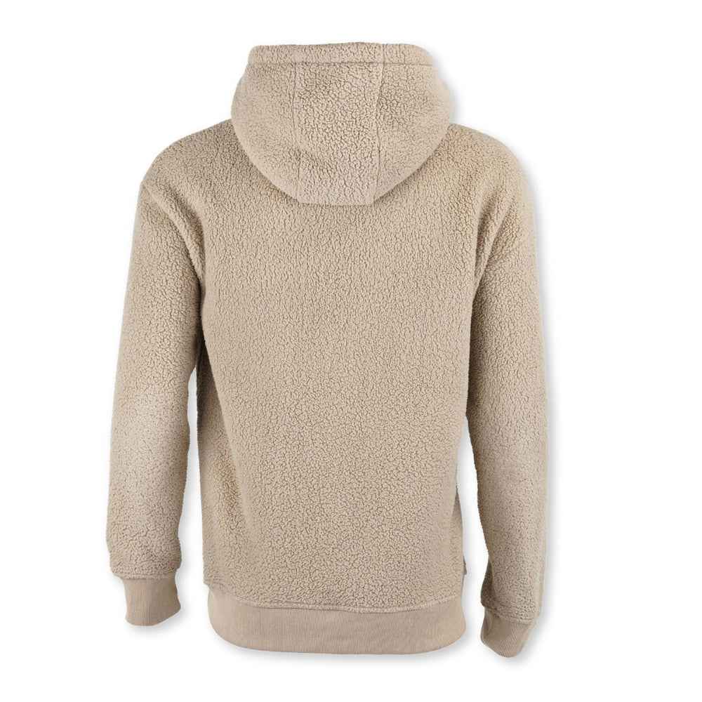 FA Sherpa Pullover Tan, back view