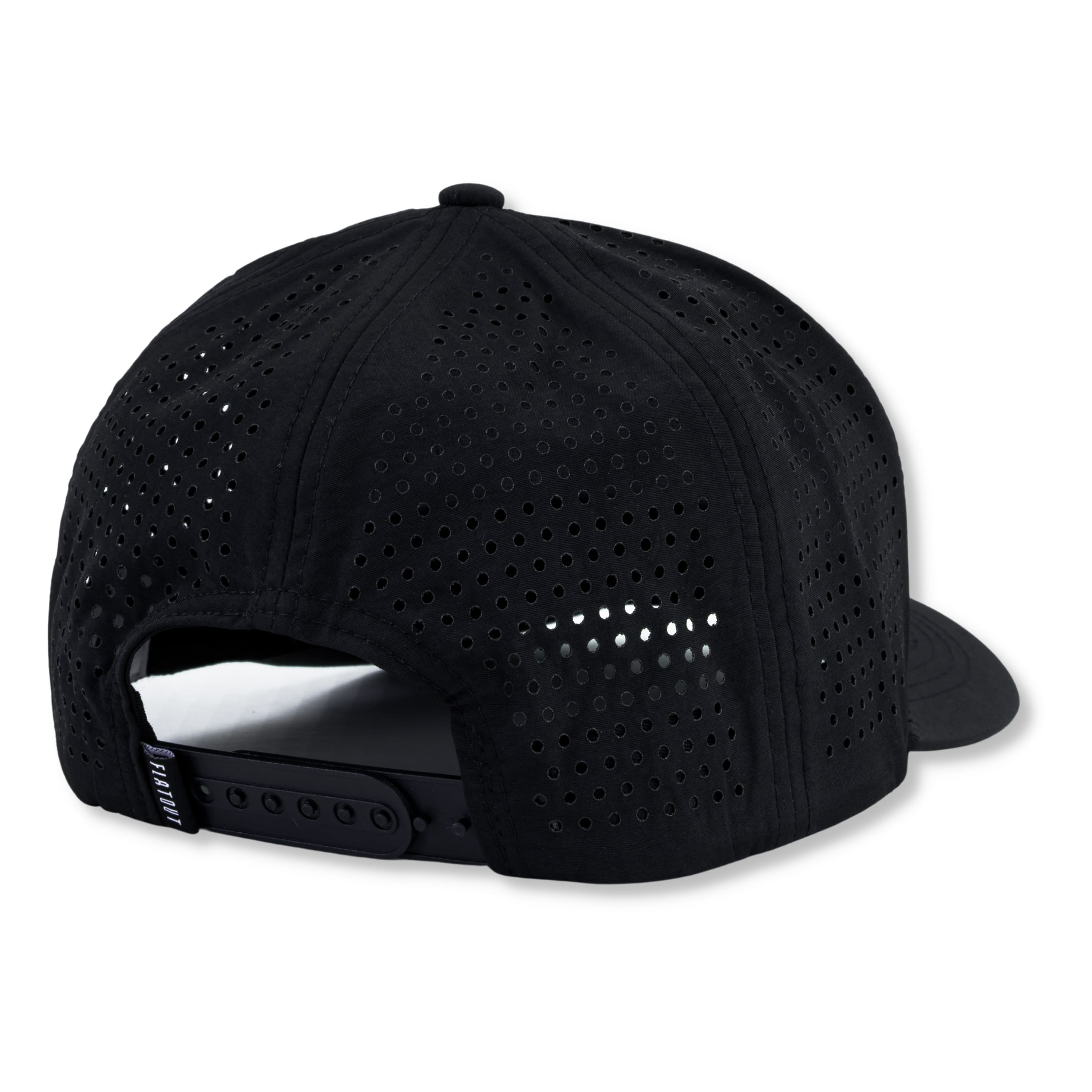 FA 7-Panel Black Snapback