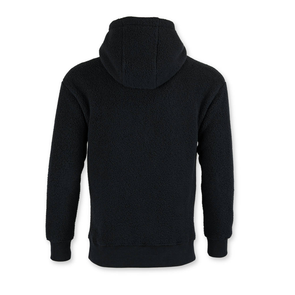 FA Sherpa Pullover Onyx, back view