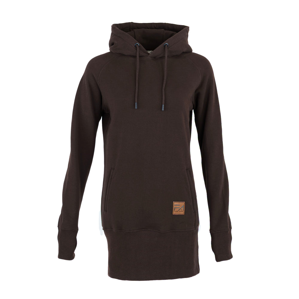 Kora Long Hoodie Chocolate
