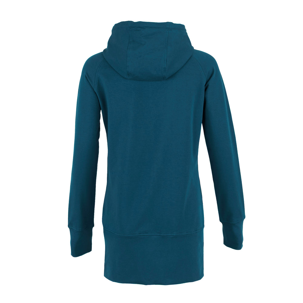 Kora Long Zipup Hoodie Deep Teal (TT)