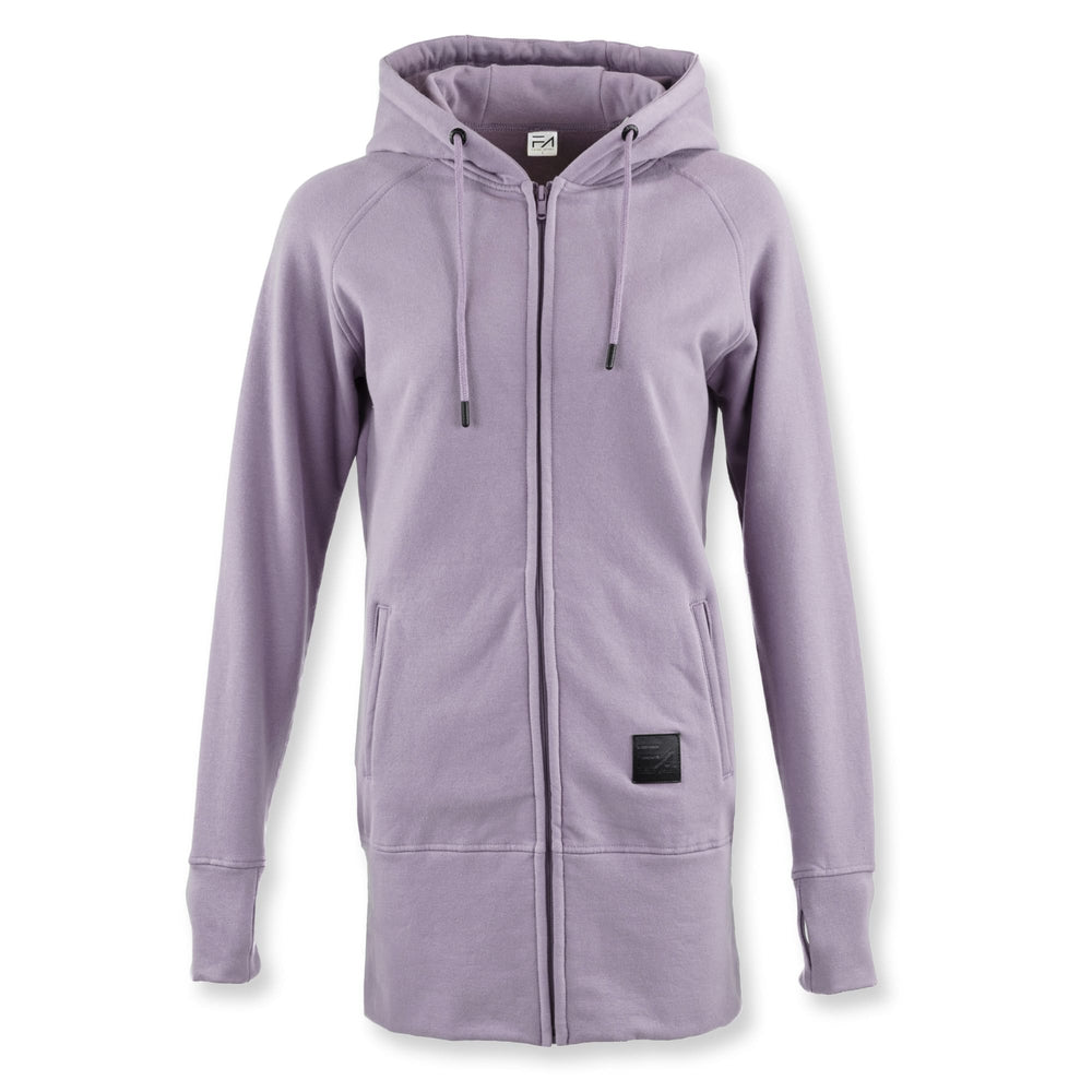 Kora Long Zipup Hoodie Mauve