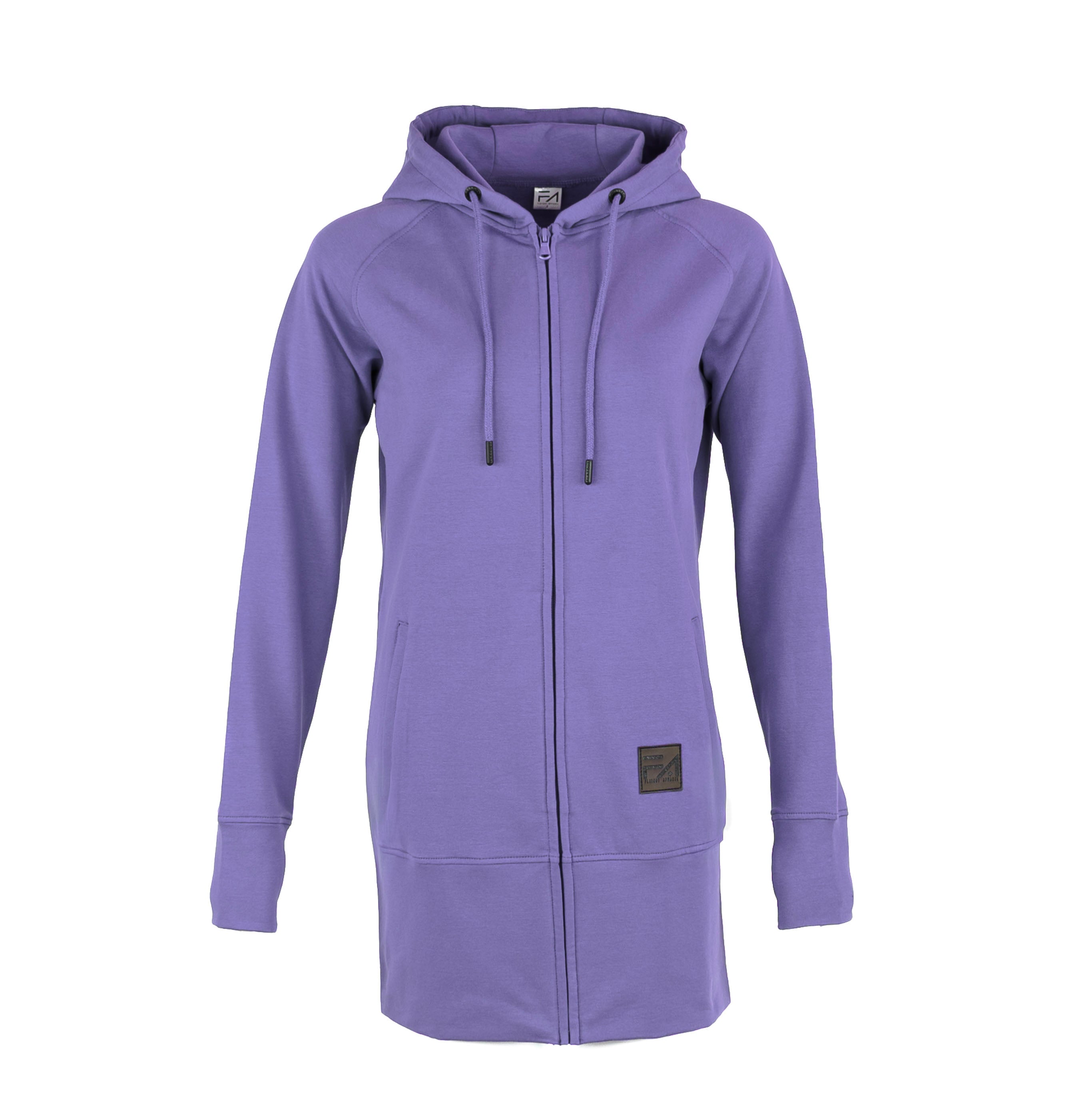 Kora Long Zipup Hoodie Purple (TT)