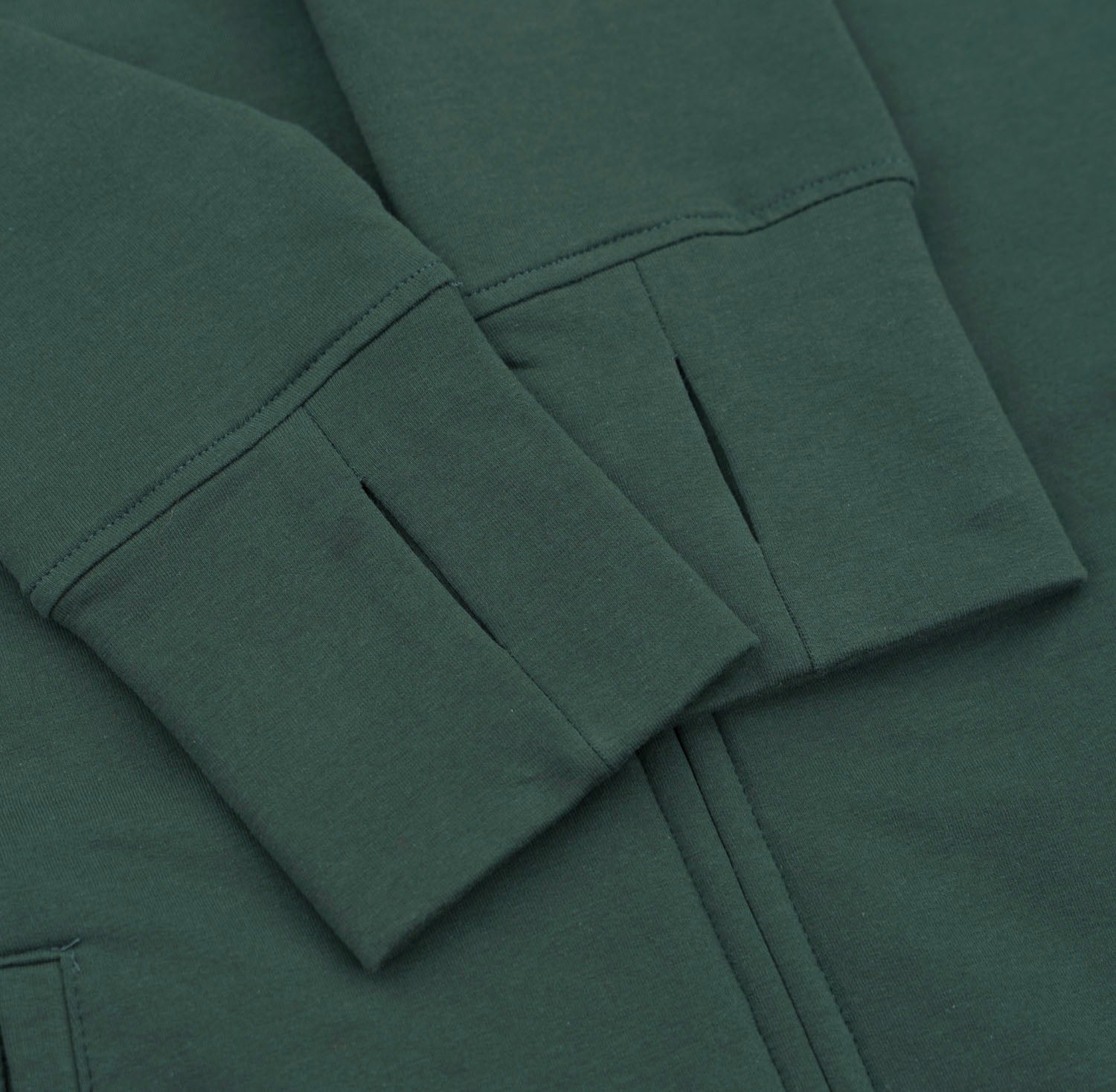 Kora Long Zipup Hoodie Pine Green (TT)