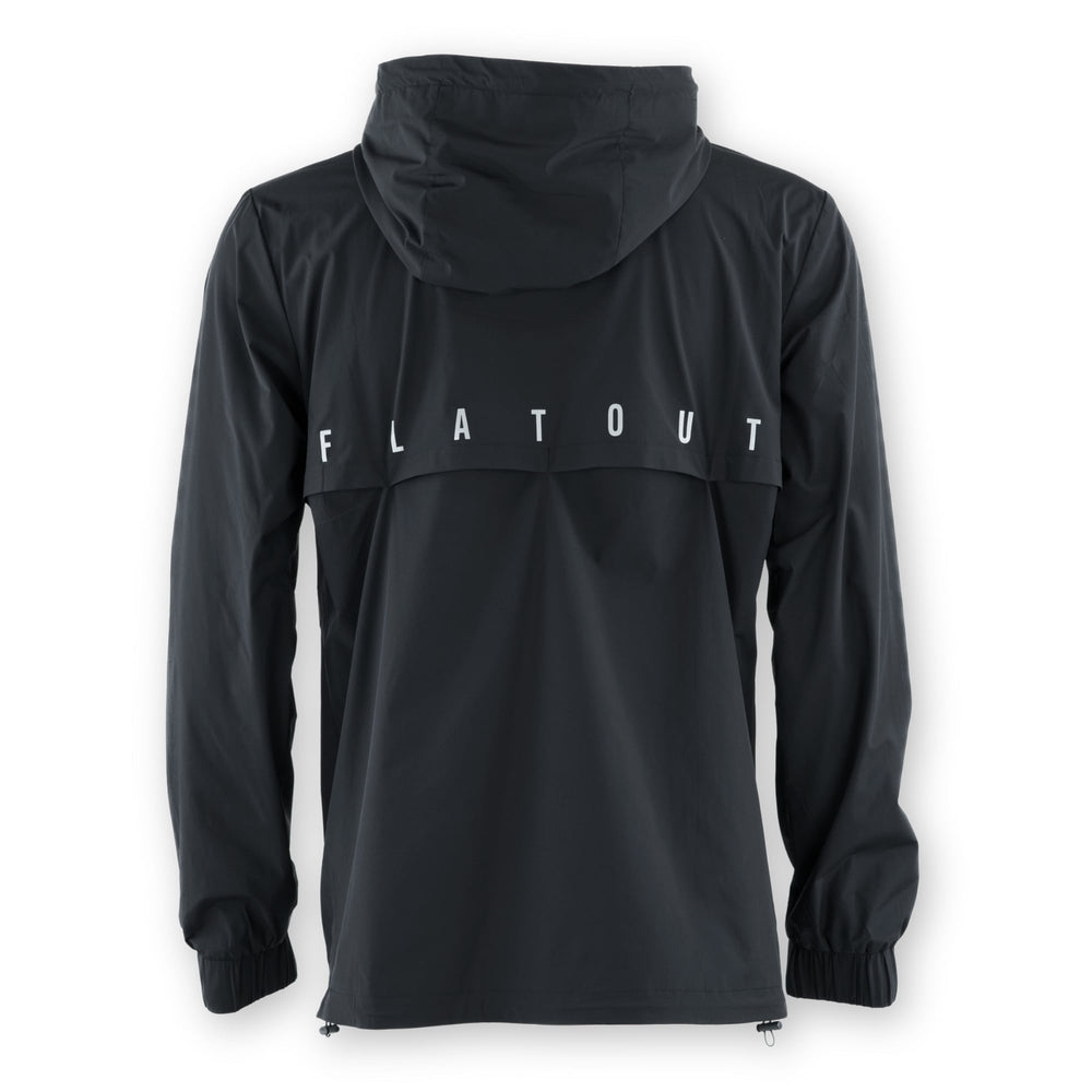 Lux Zipup Jacket Black, back view