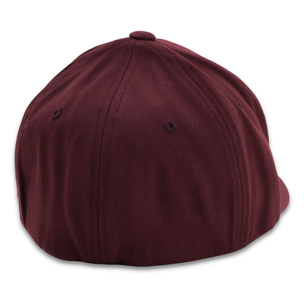 FA Flexfit Maroon, back view
