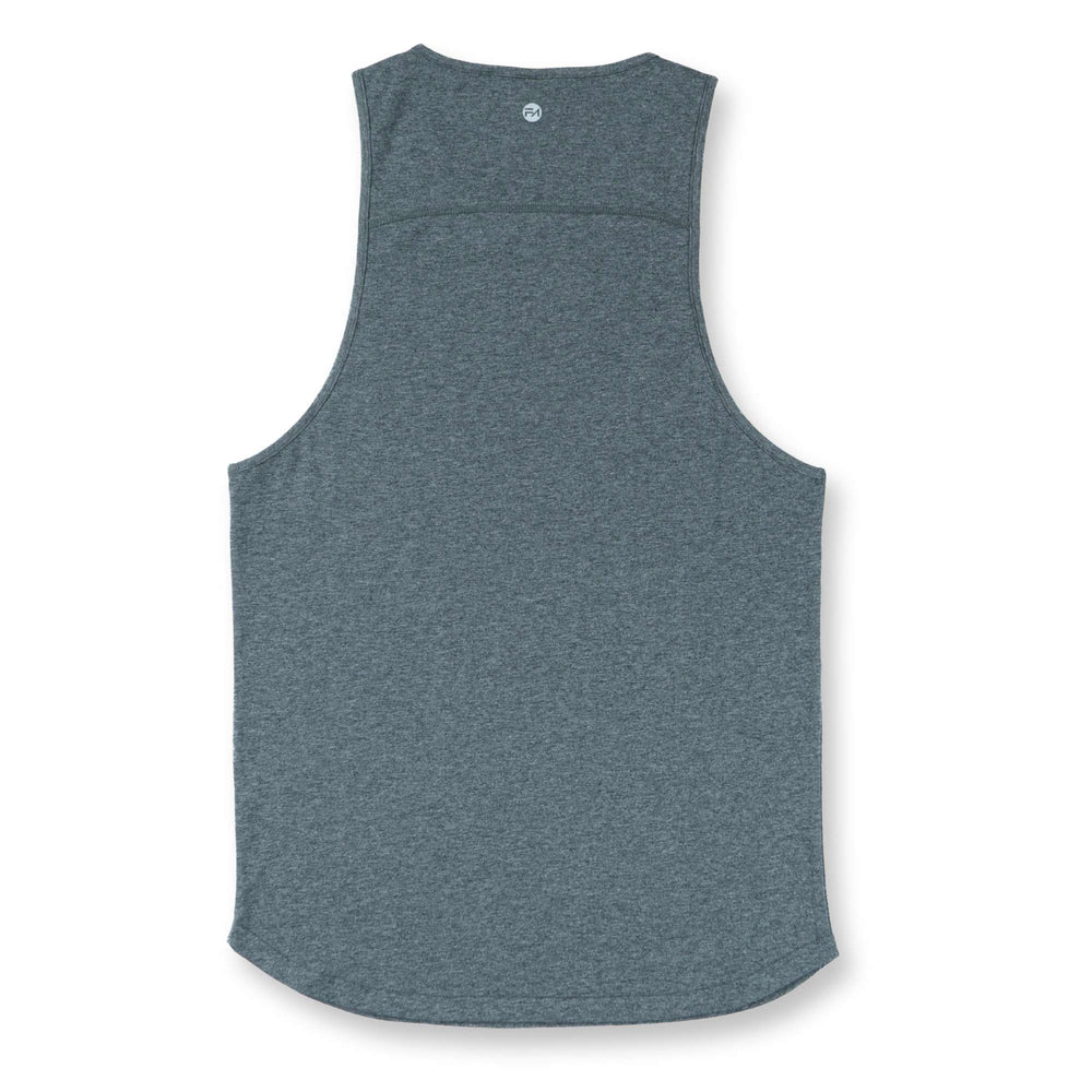 FA Momentum Tank Heather Char, back view
