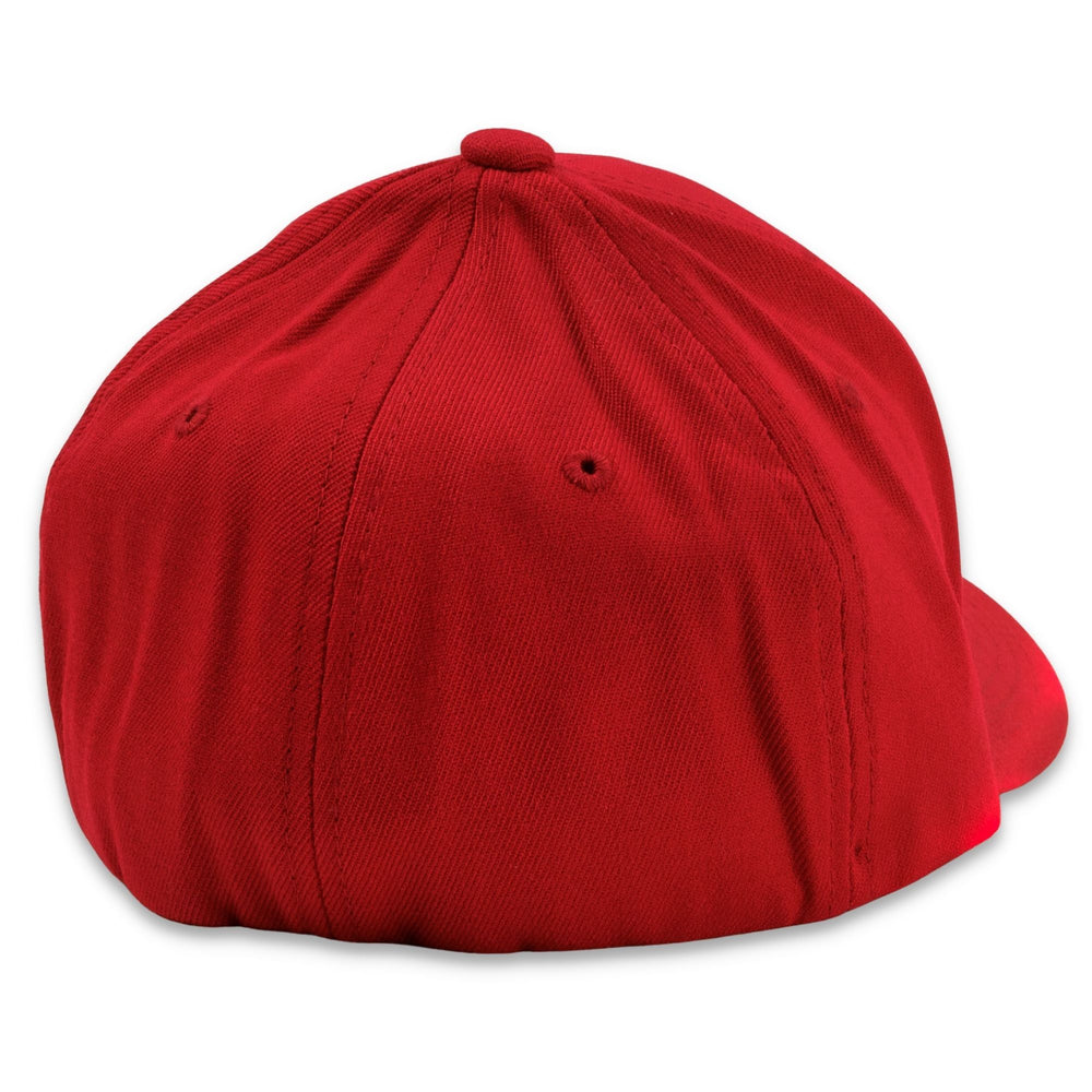 FA Flexfit Red, back view