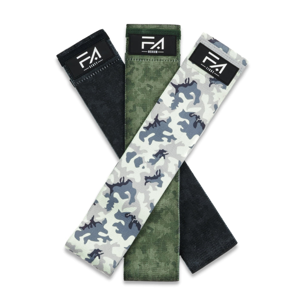 FA Resistance Bands 3-pack, crossed bands view