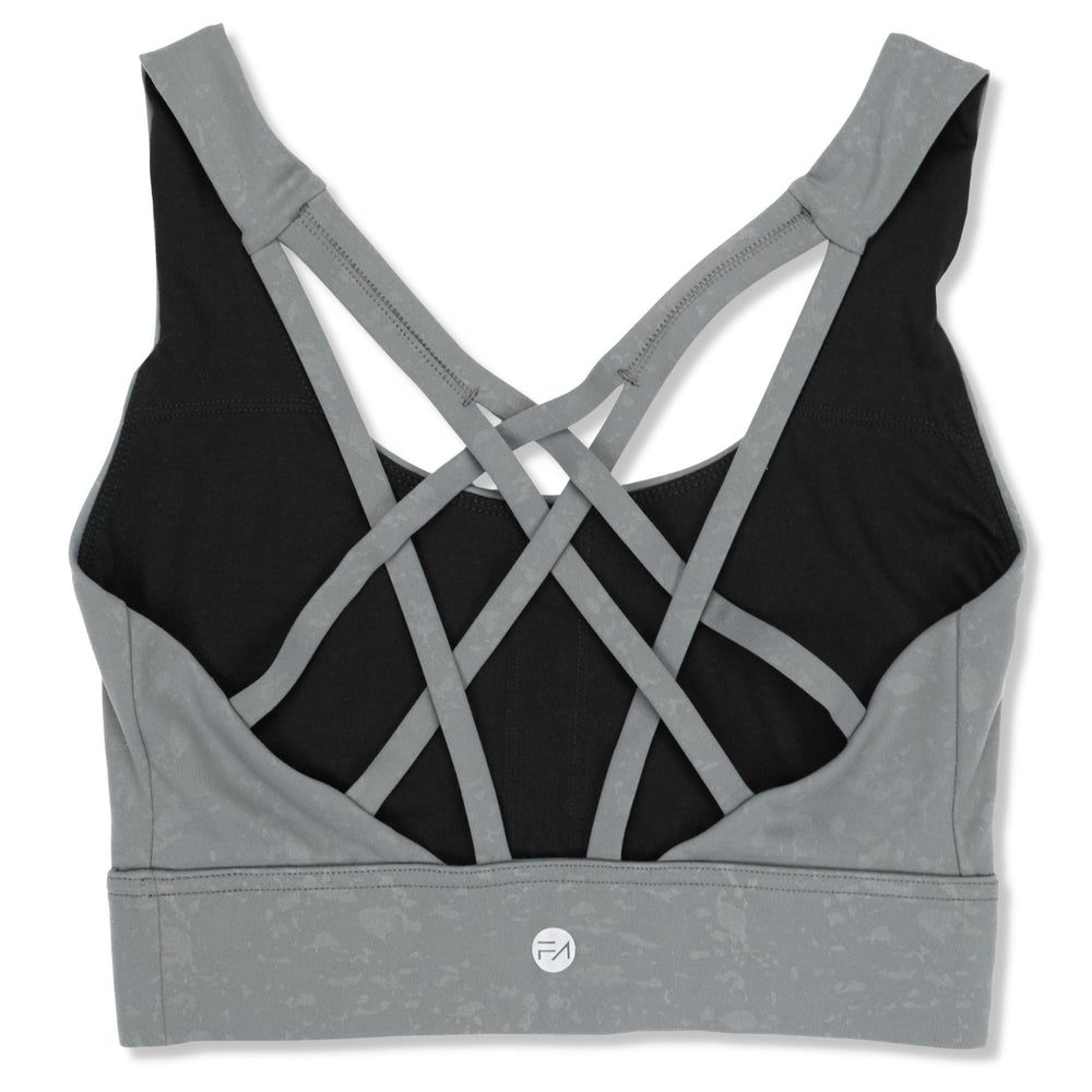 Carbon Sports Bra Cloud, back view