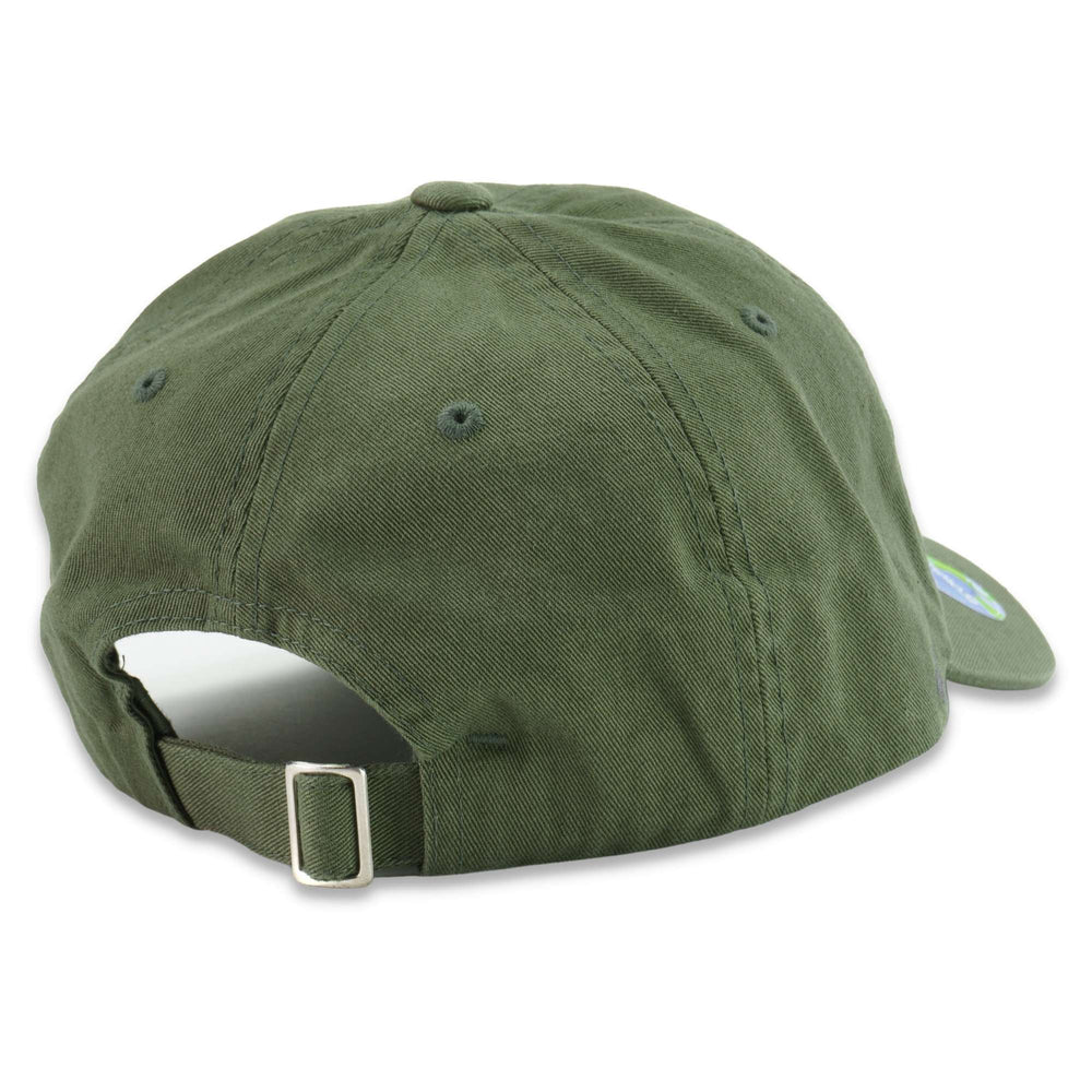 Ecowash Dad Cap Olive, back view