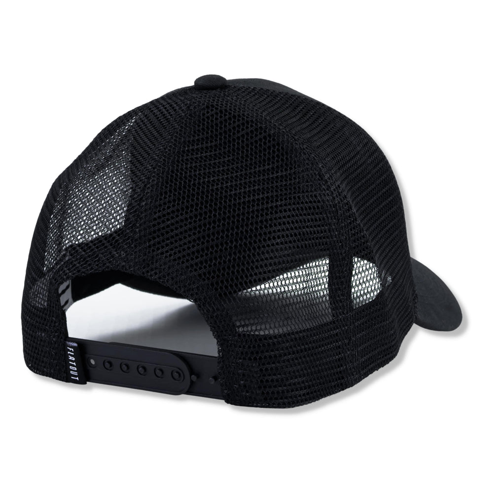 FA Fxck Black Snapback, back view