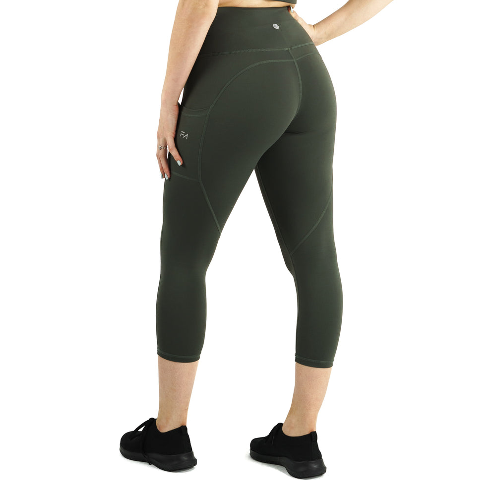Evolve Capris Forest 21 inch, modeled back left view
