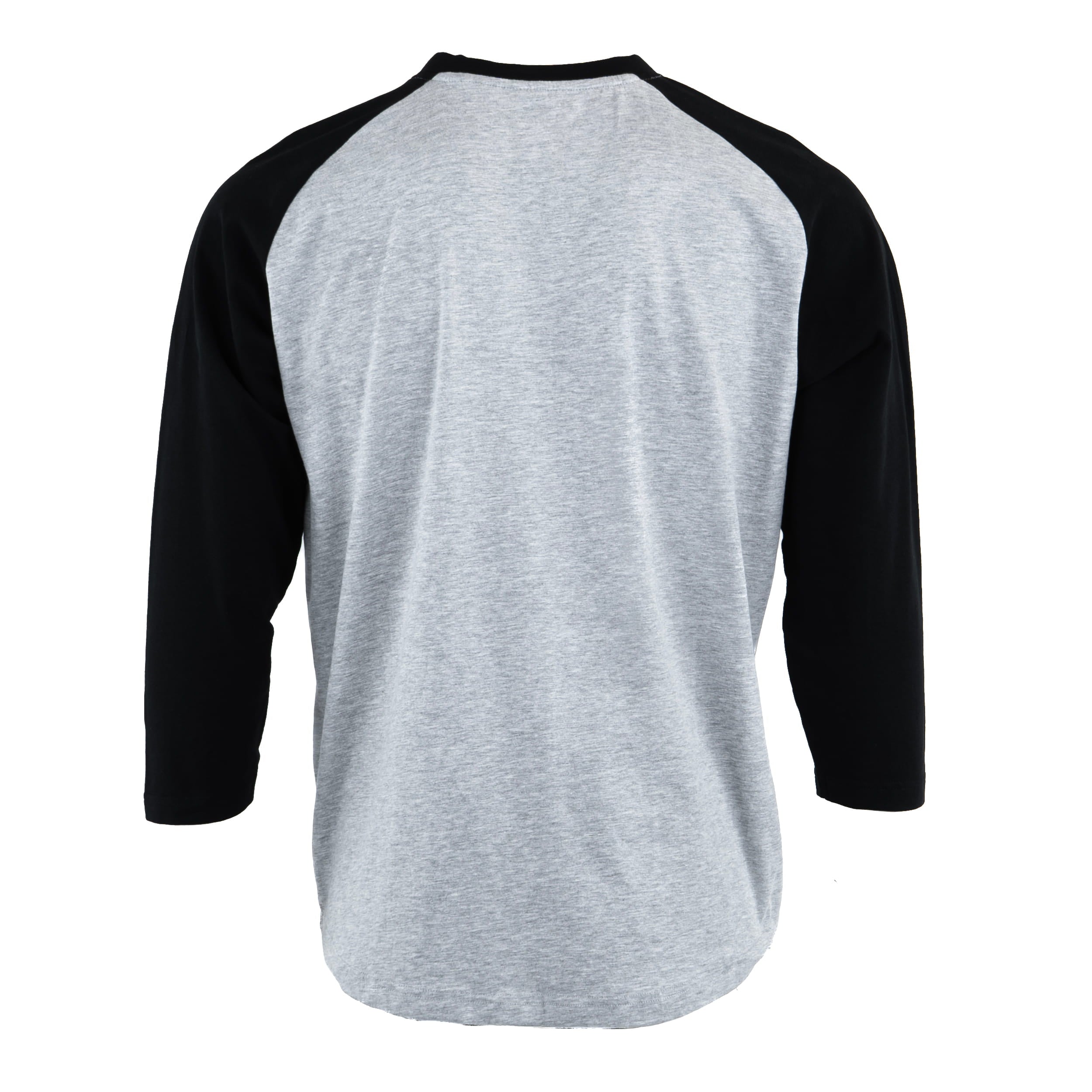 FA Raglan 3/4 (Black / Heather Grey)