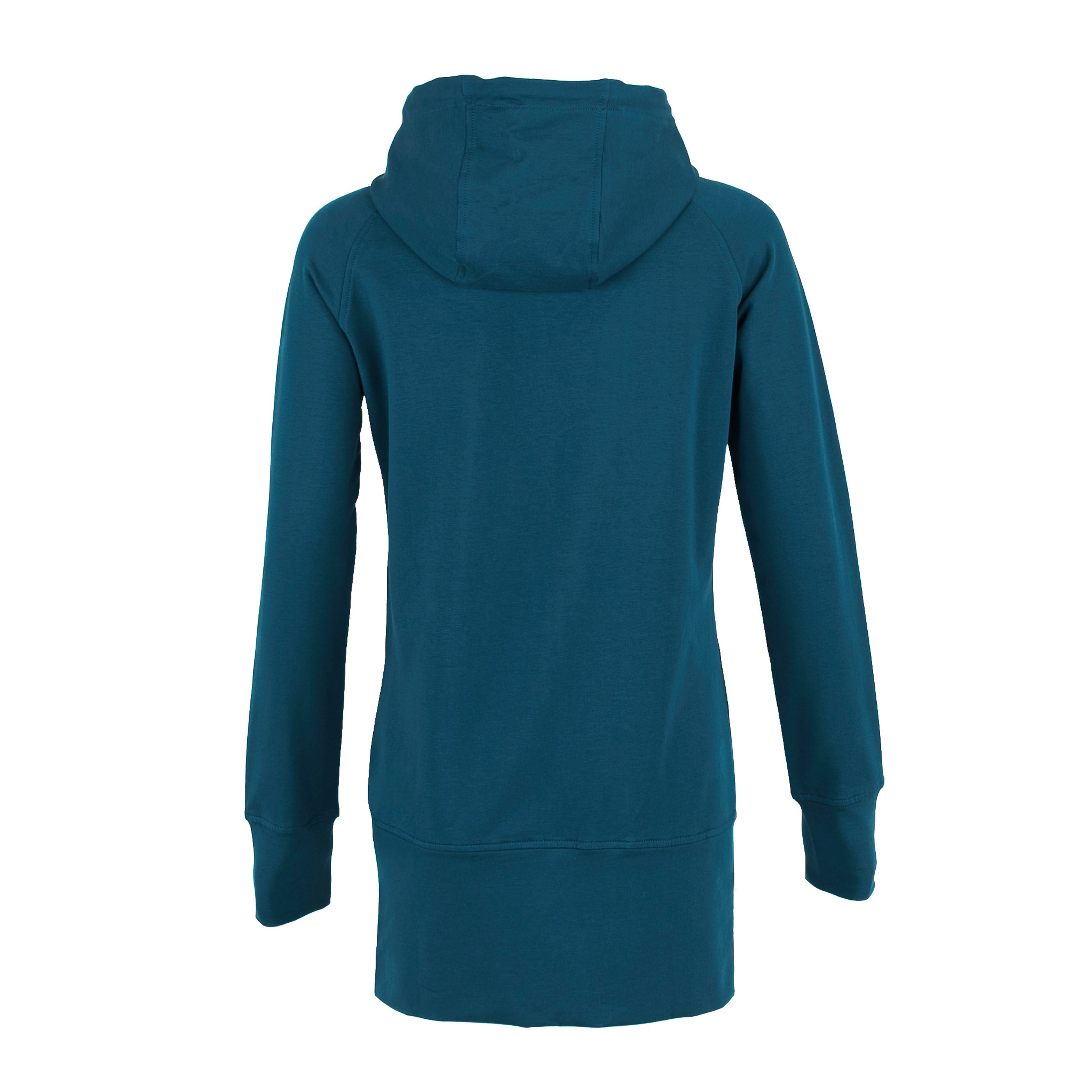 Kora Long Tech Terry Zipup Hoodie - Deep Teal – Flatout Apparel Inc.