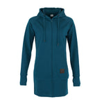 Kora Long Zipup Hoodie Deep Teal (TT)