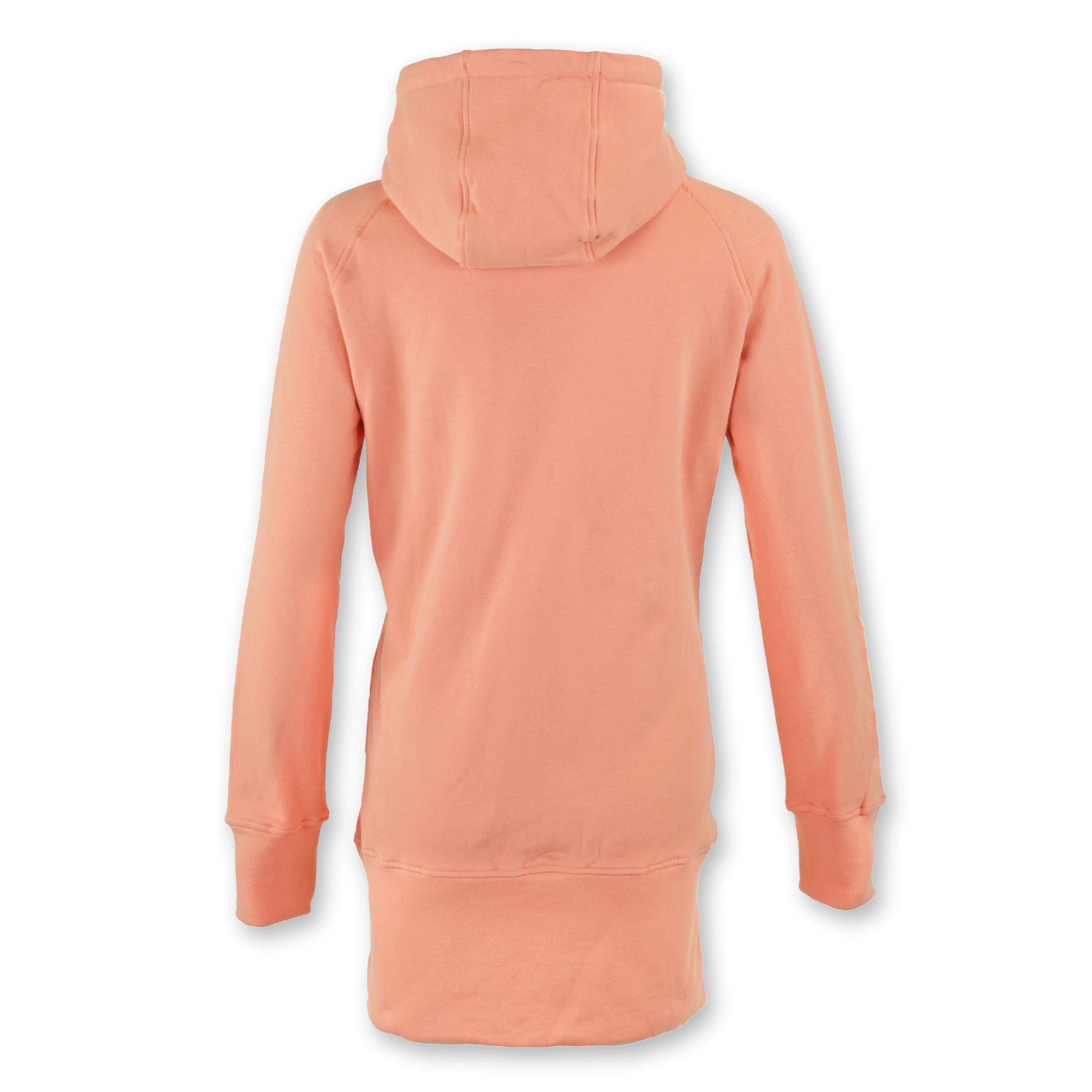 Kora Long Zipup Hoodie Peach