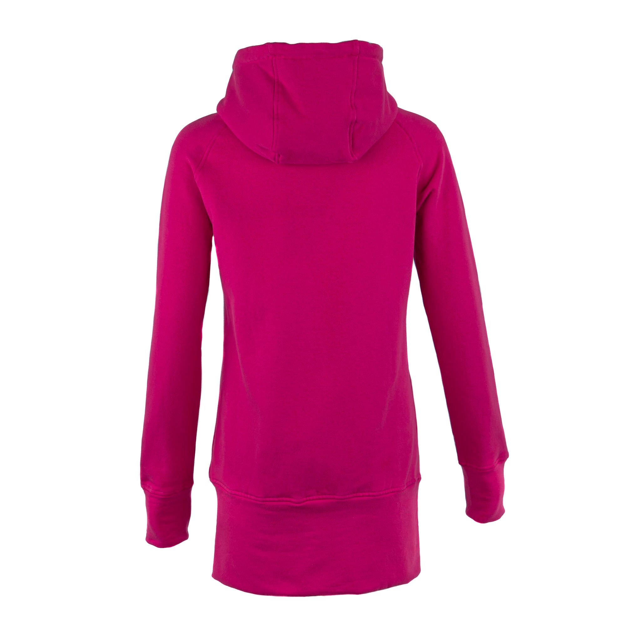 Kora Long Zipup Hoodie Hot Pink