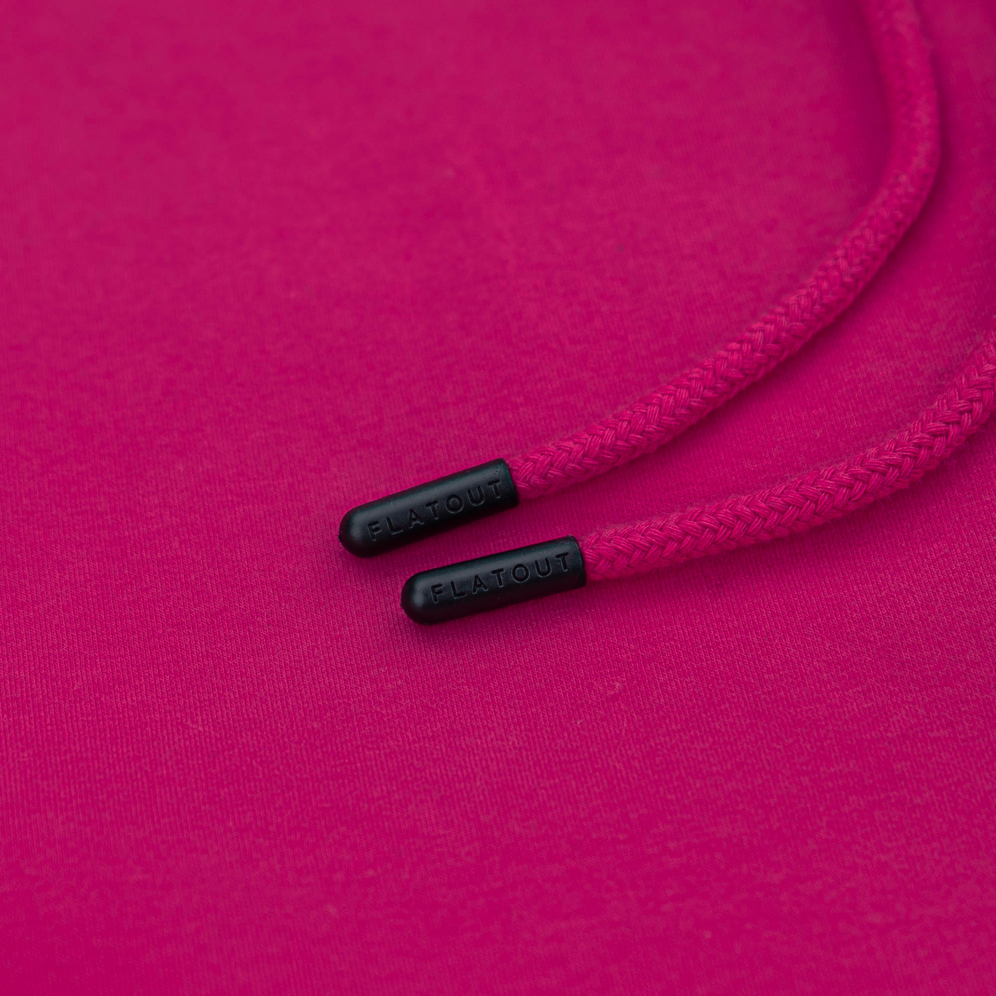 Kora Long Zipup Hoodie Hot Pink