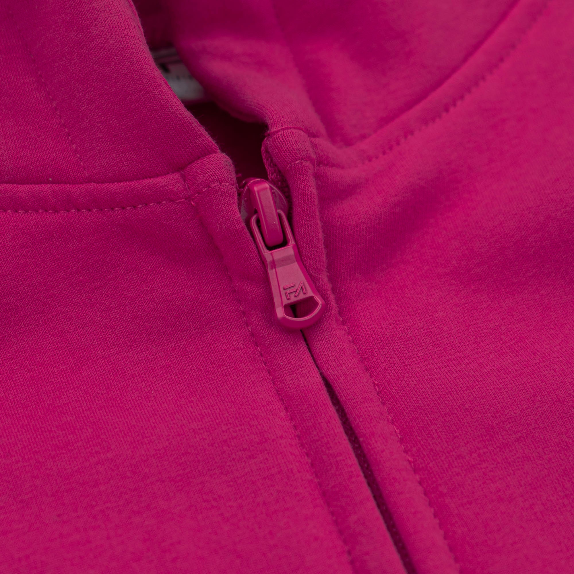 Kora Long Zipup Hoodie Hot Pink