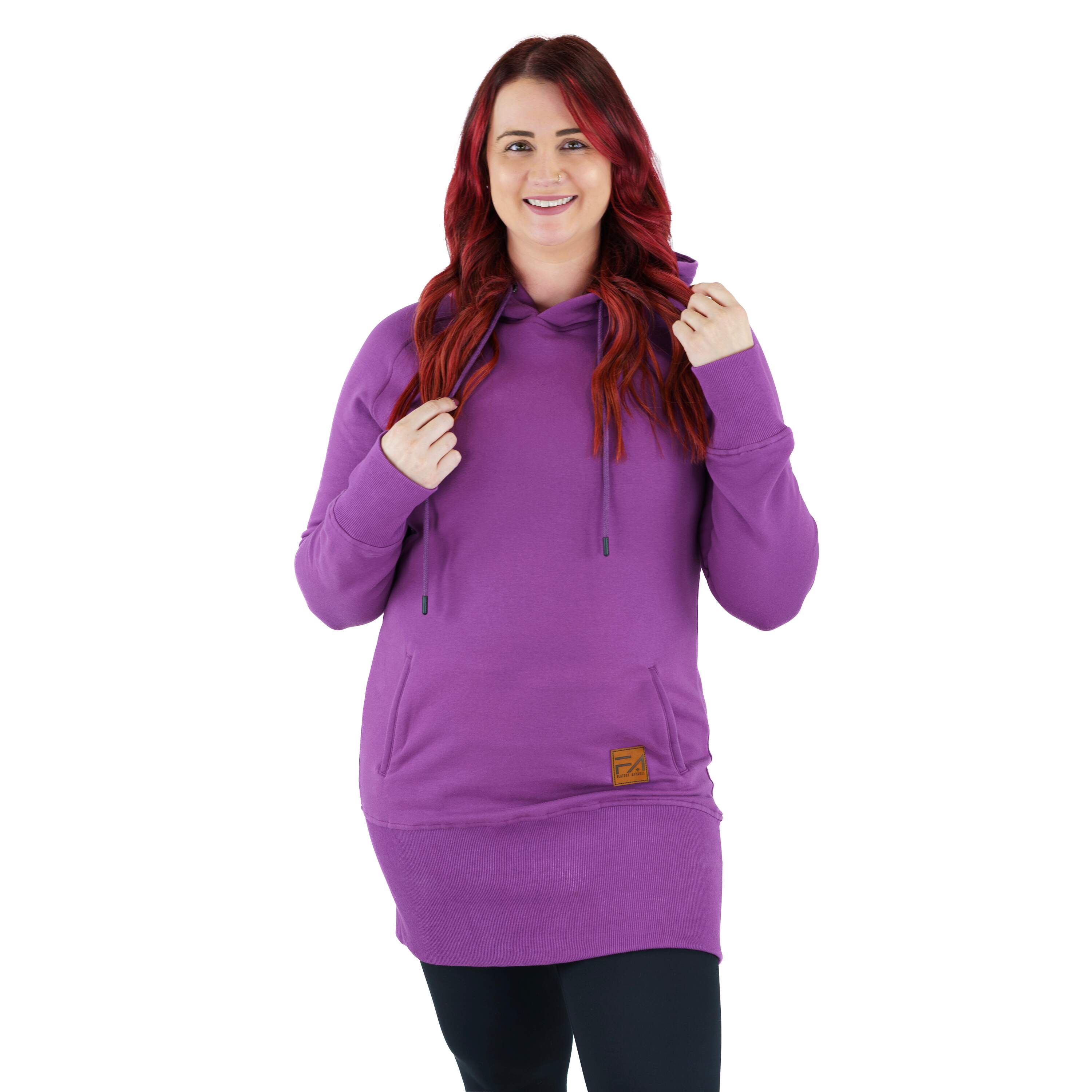 Kora Long Hoodie Magenta