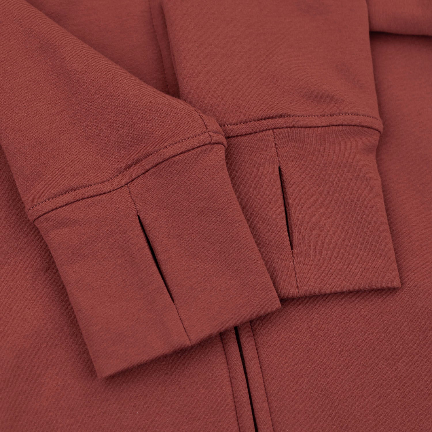 Kora Long Zipup Hoodie Burnt Orange (TT)