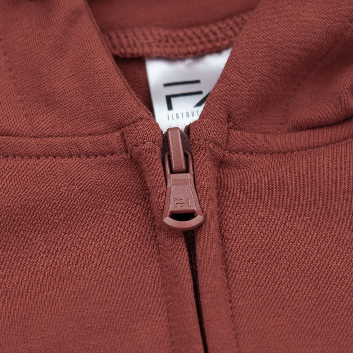 Kora Long Zipup Hoodie Burnt Orange (TT)