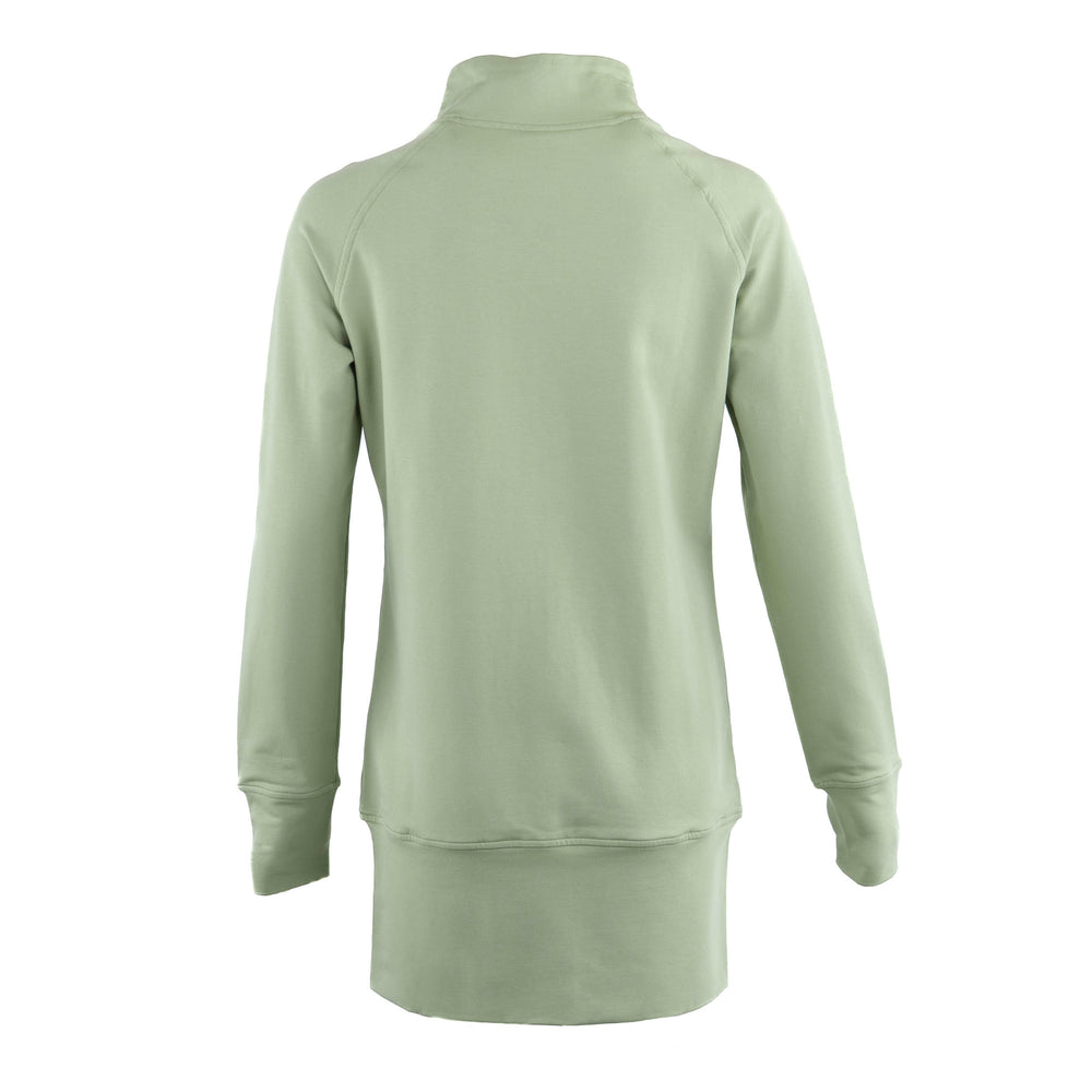 Kora Long Zipup Jacket Sage (TT)