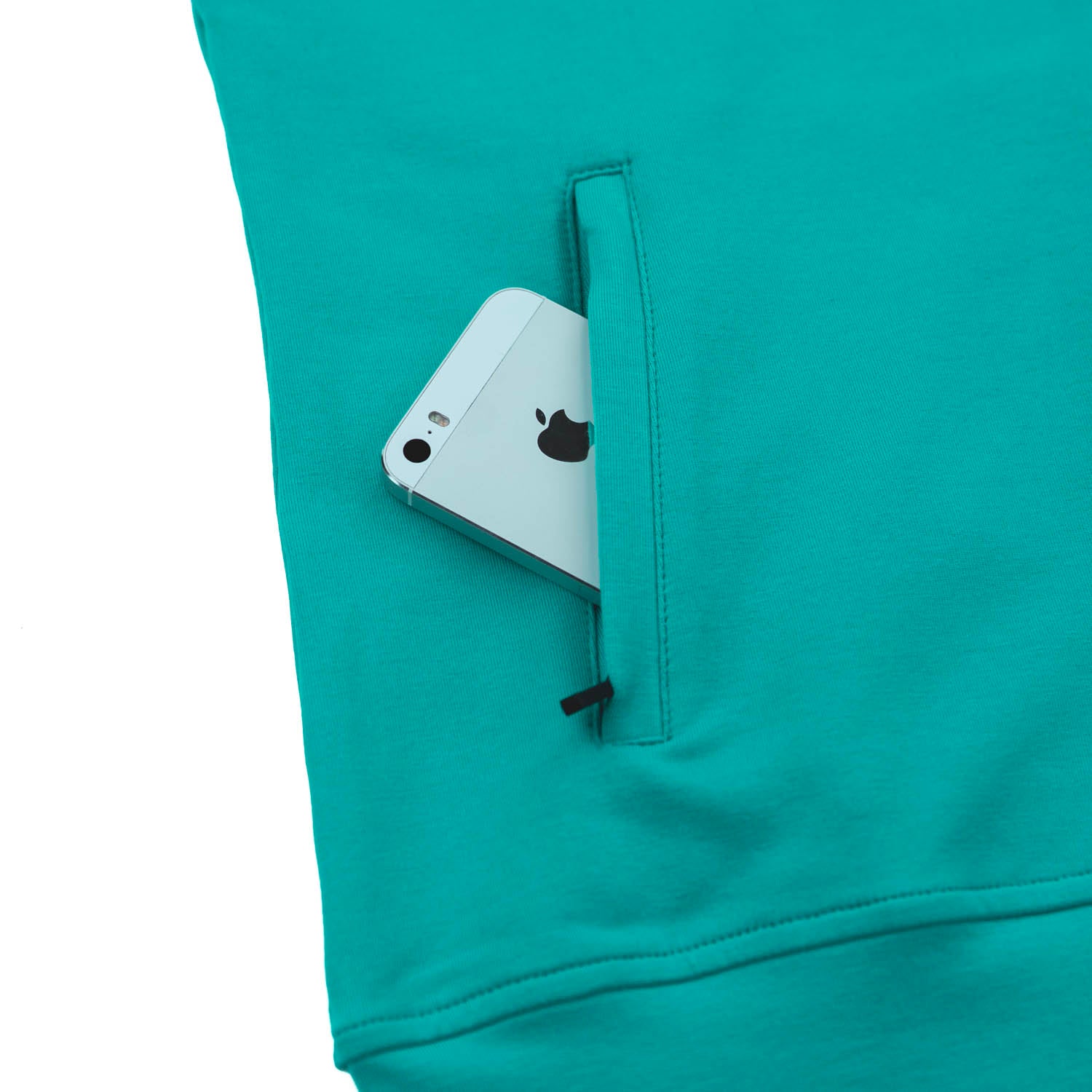 Kora Long Zipup Jacket Turquoise (TT)