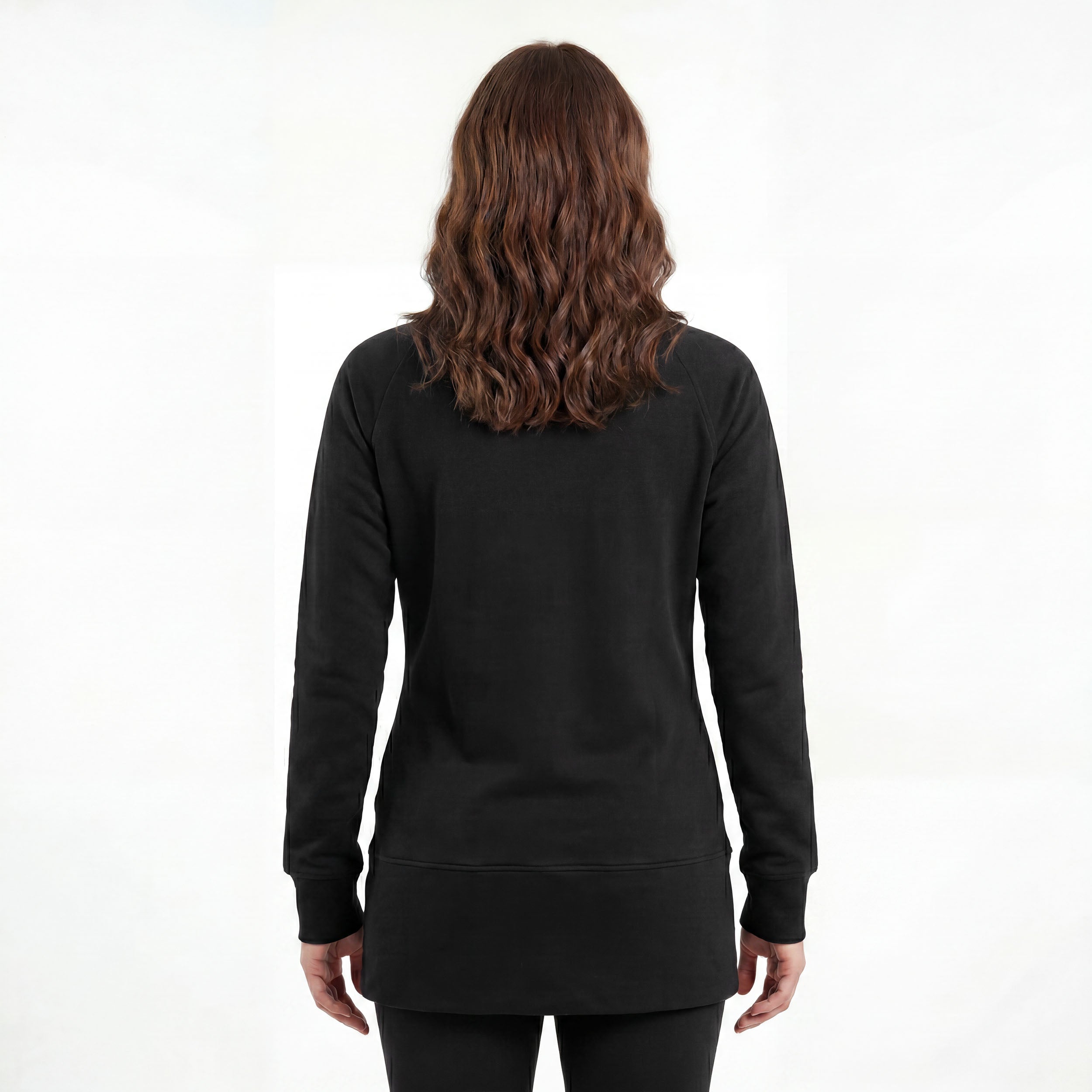 Kora Long Zipup Jacket Black (TT)