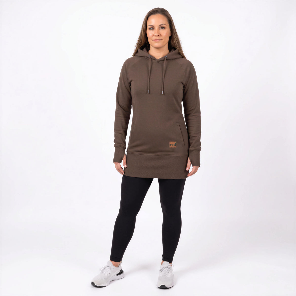Kora Long Hoodie Mocha