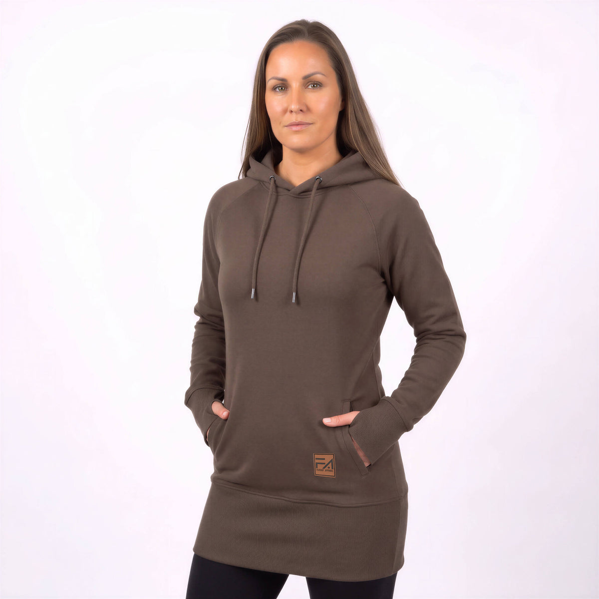 Kora Long Hoodie Mocha