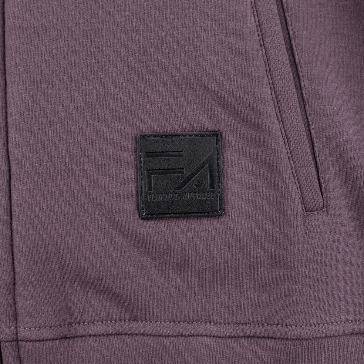 Kora Long Zipup Hoodie Muted Purple