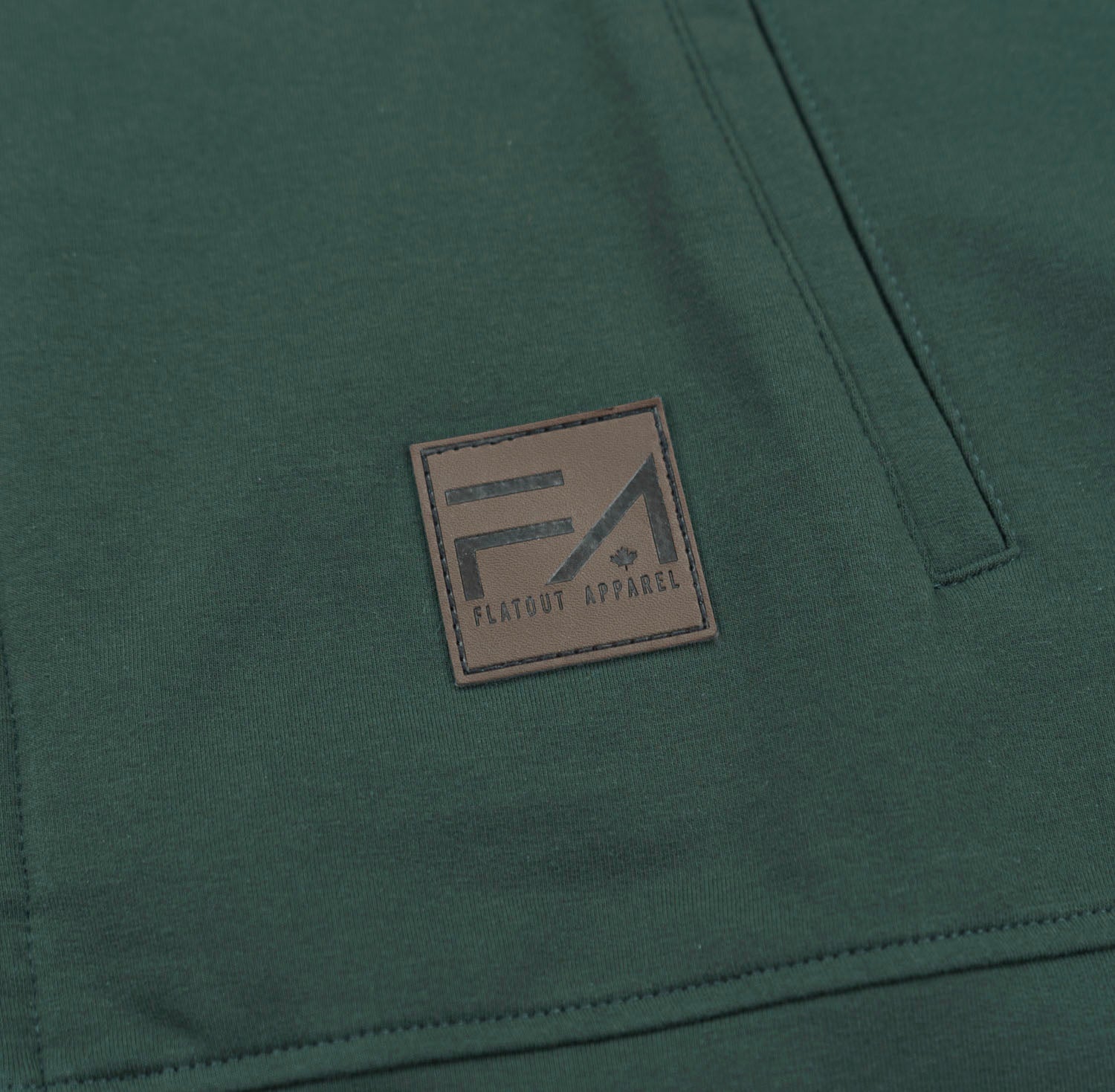 Kora Long Zipup Hoodie Pine Green (TT)