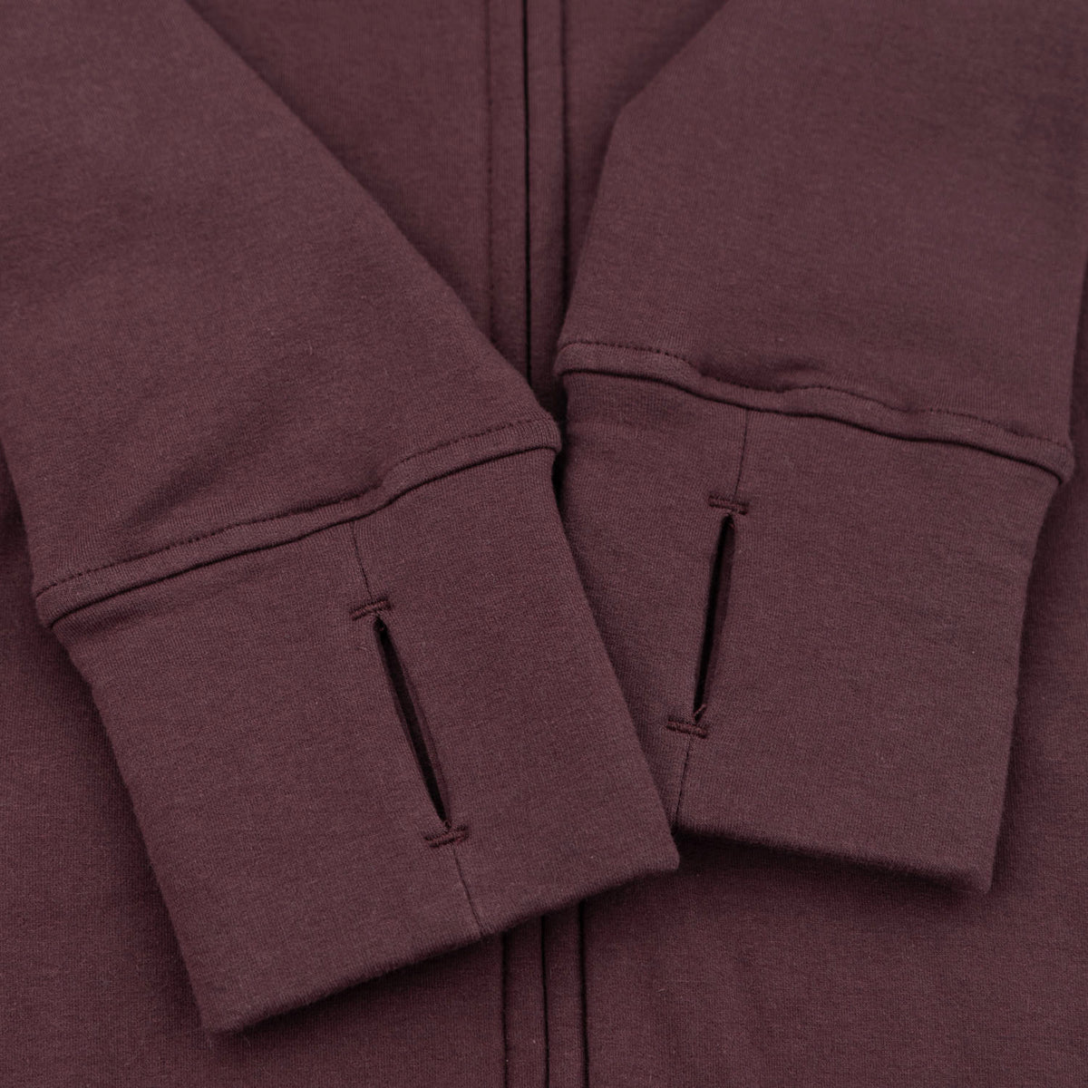 Kora Long Zipup Hoodie Plum