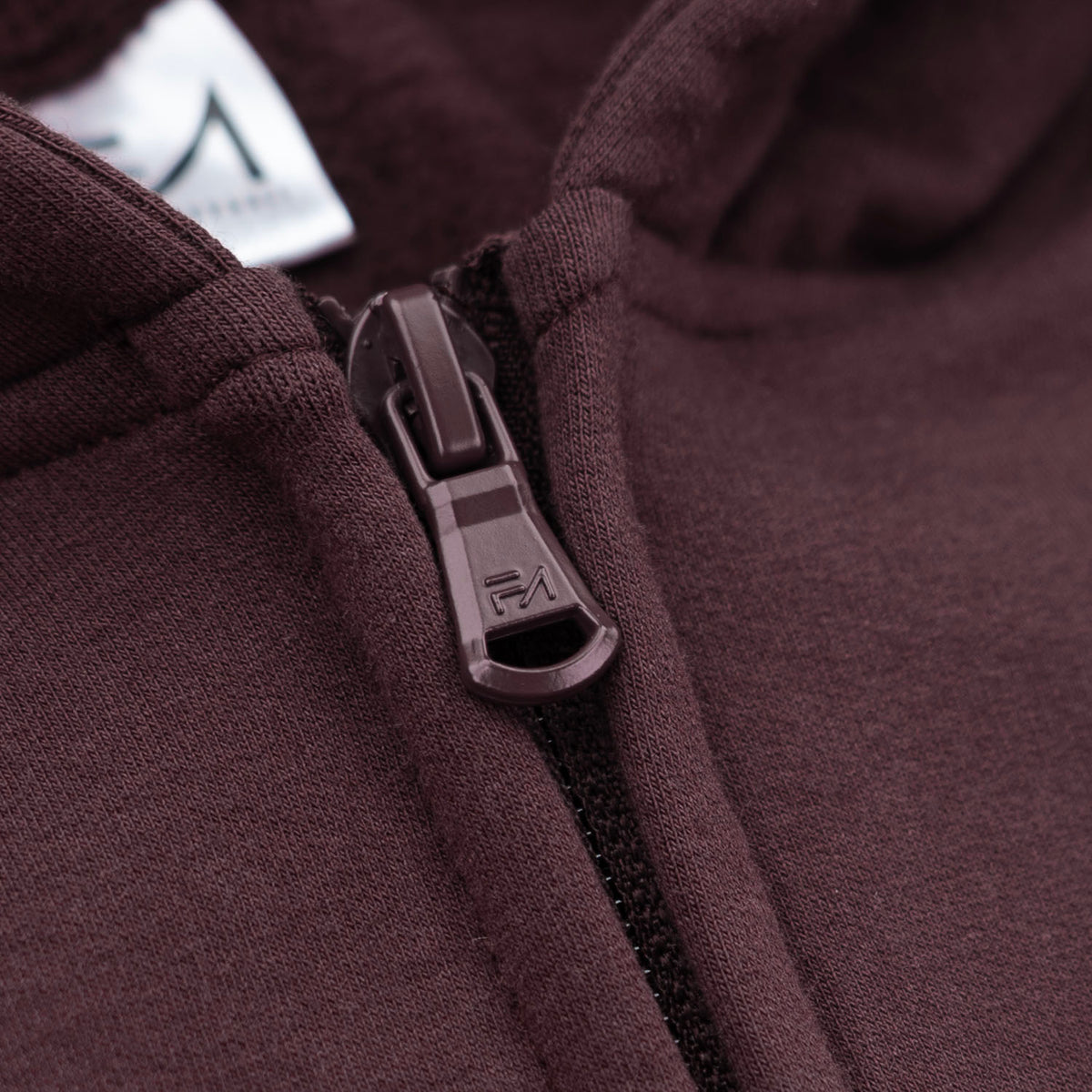 Kora Long Zipup Hoodie Plum