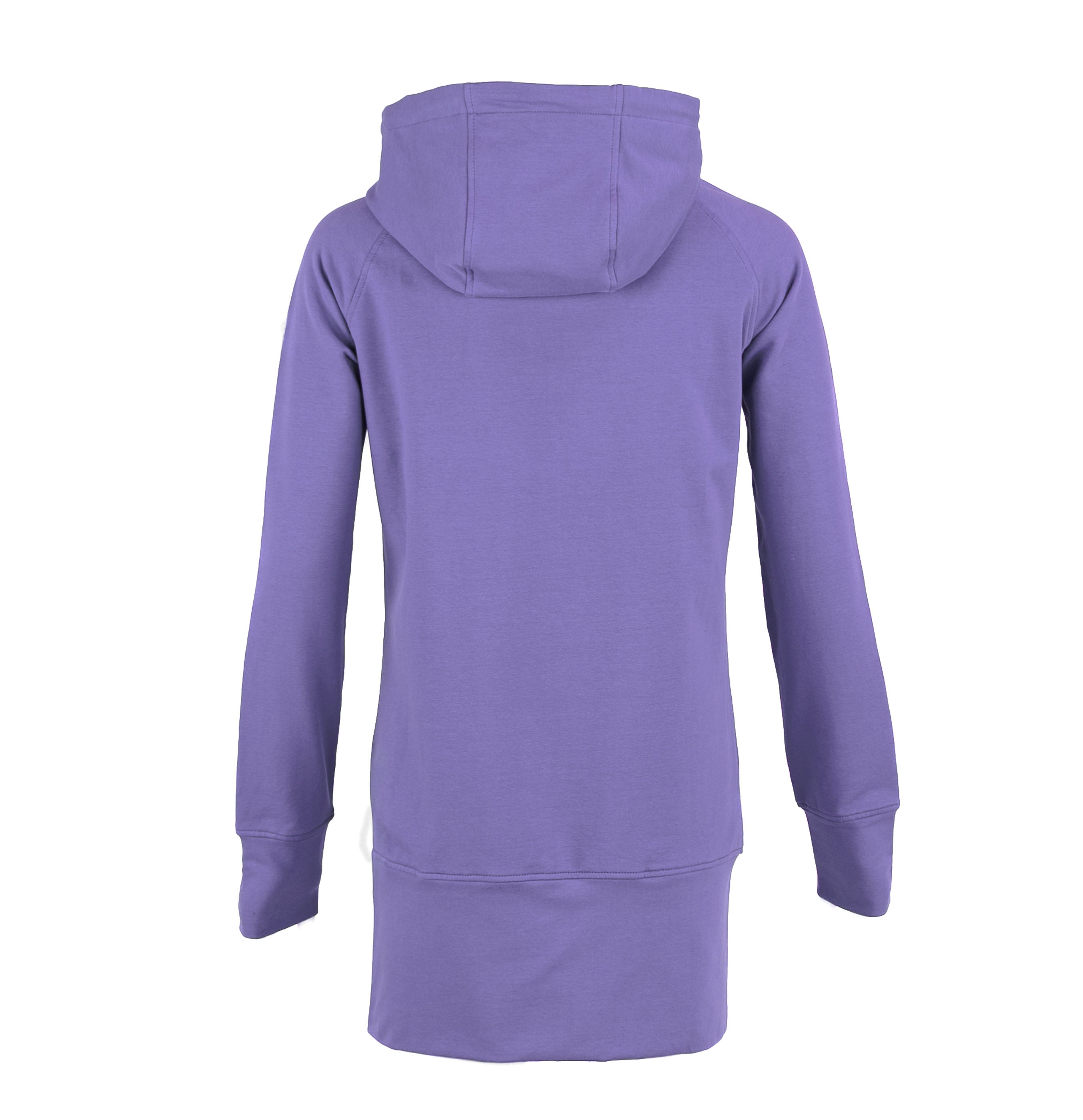 Kora Long Zipup Hoodie Purple (TT) — Flatout Apparel Inc.