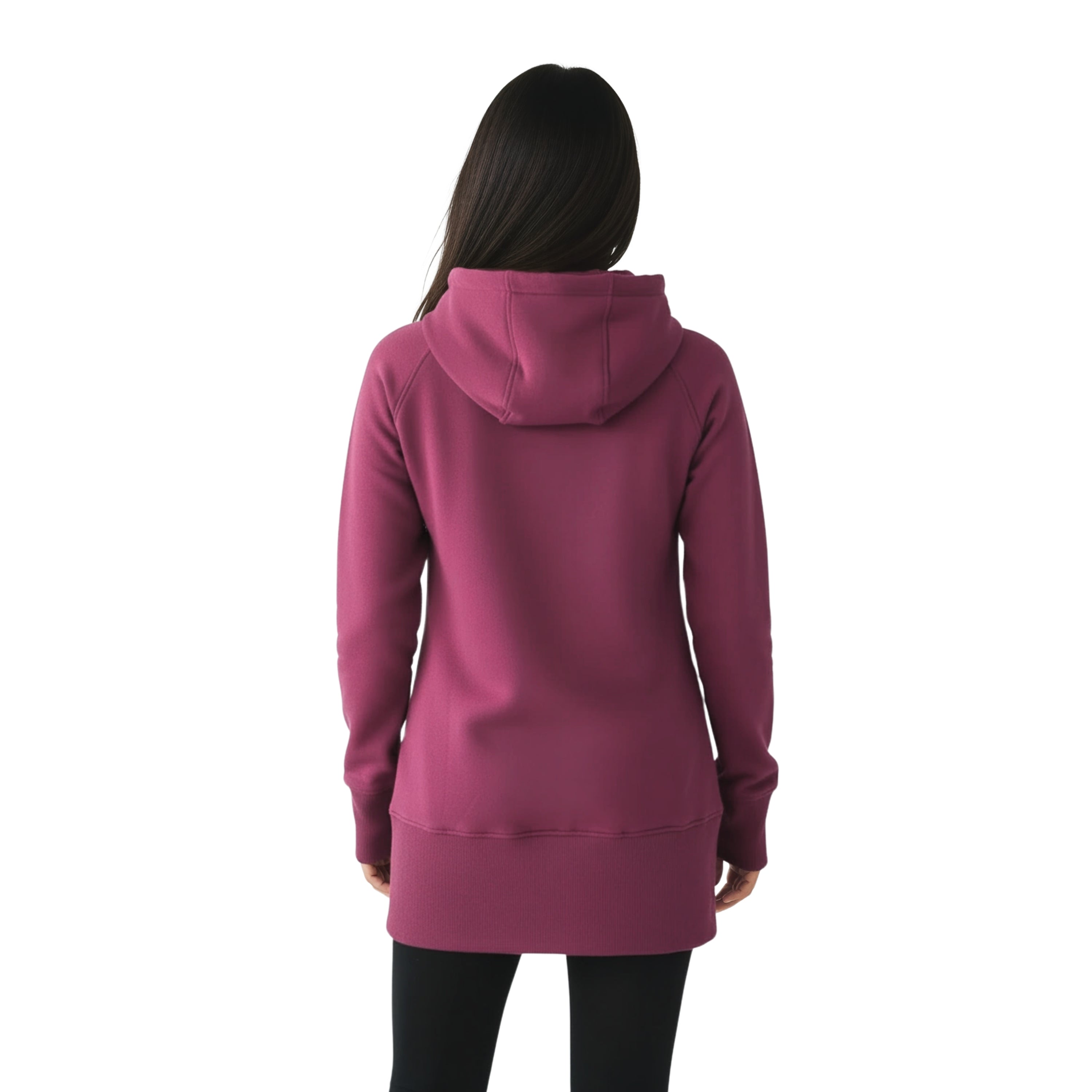 Sweat à capuche long Kora Berry