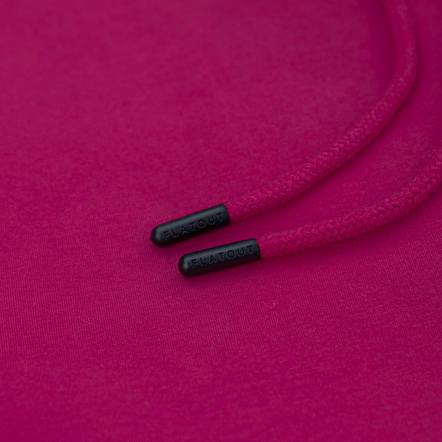 Kora Long Zipup Hoodie Dark Fuchsia