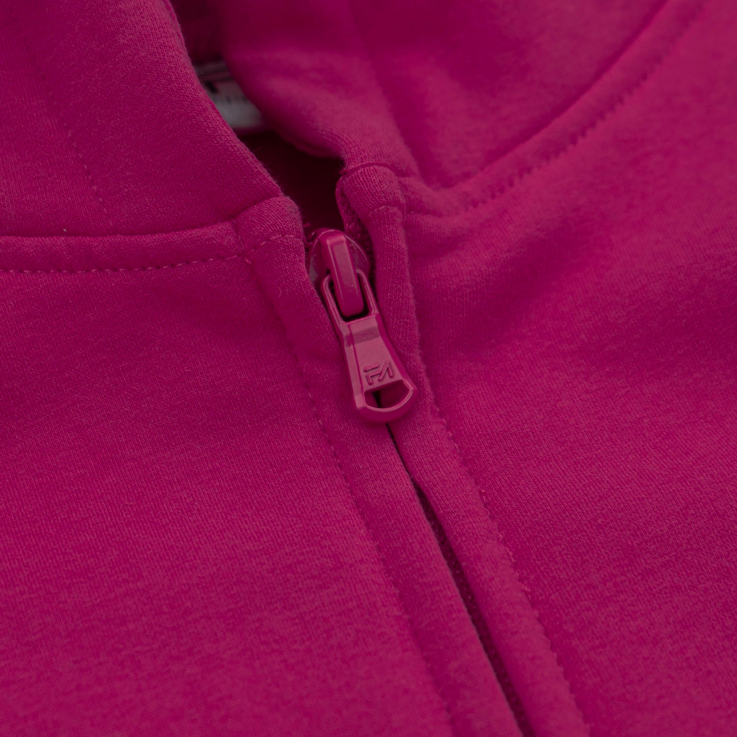 Kora Long Zipup Hoodie Dark Fuchsia