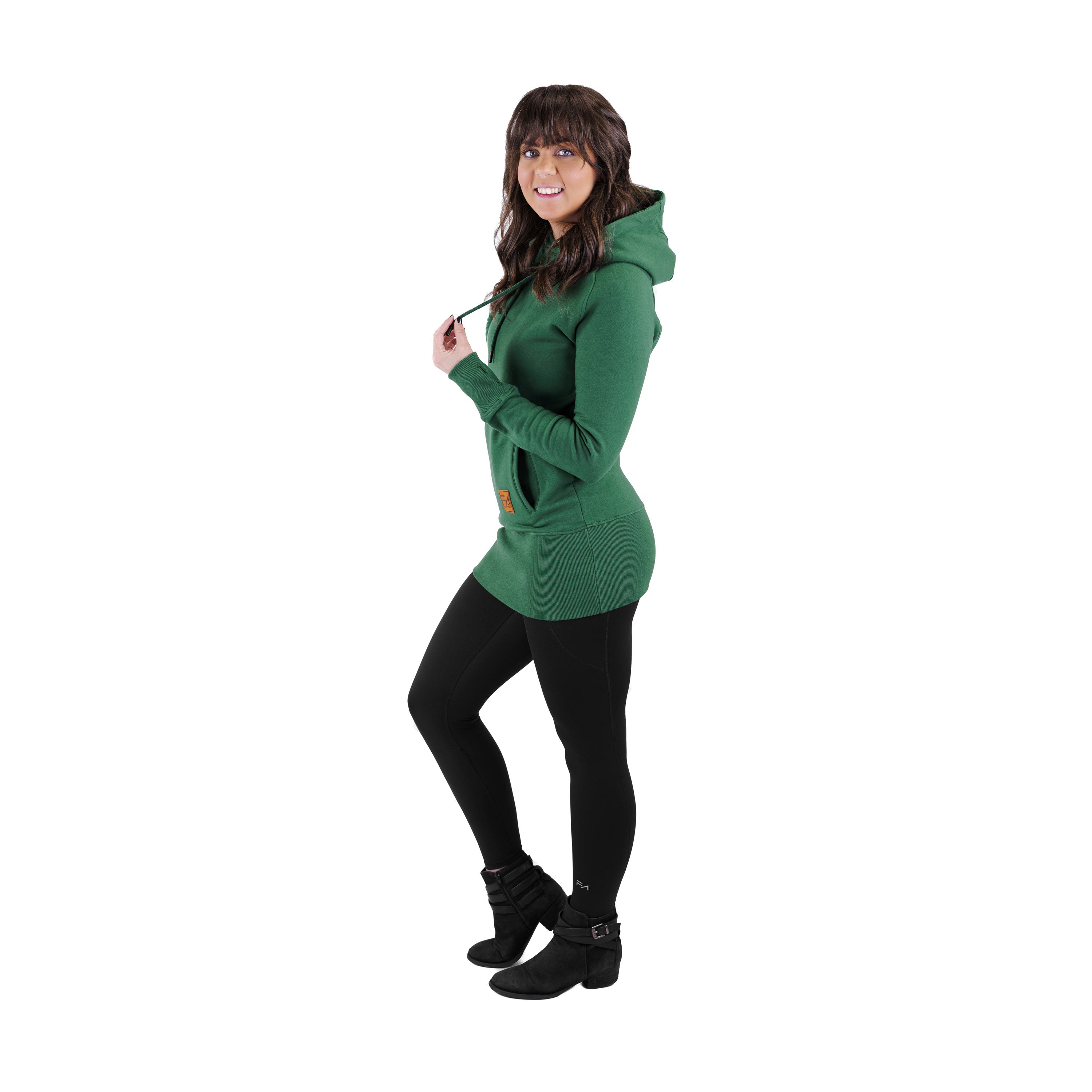 Kora Long Hoodie Forest