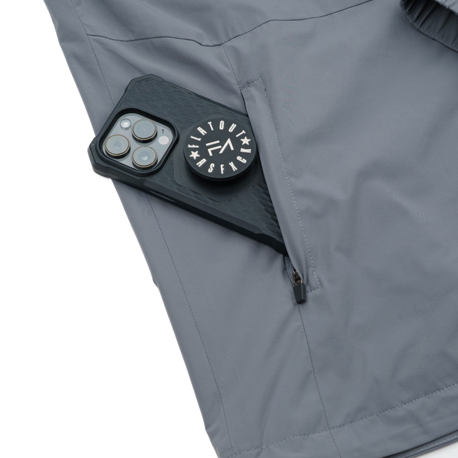 Lux Zipup Jacket Grey