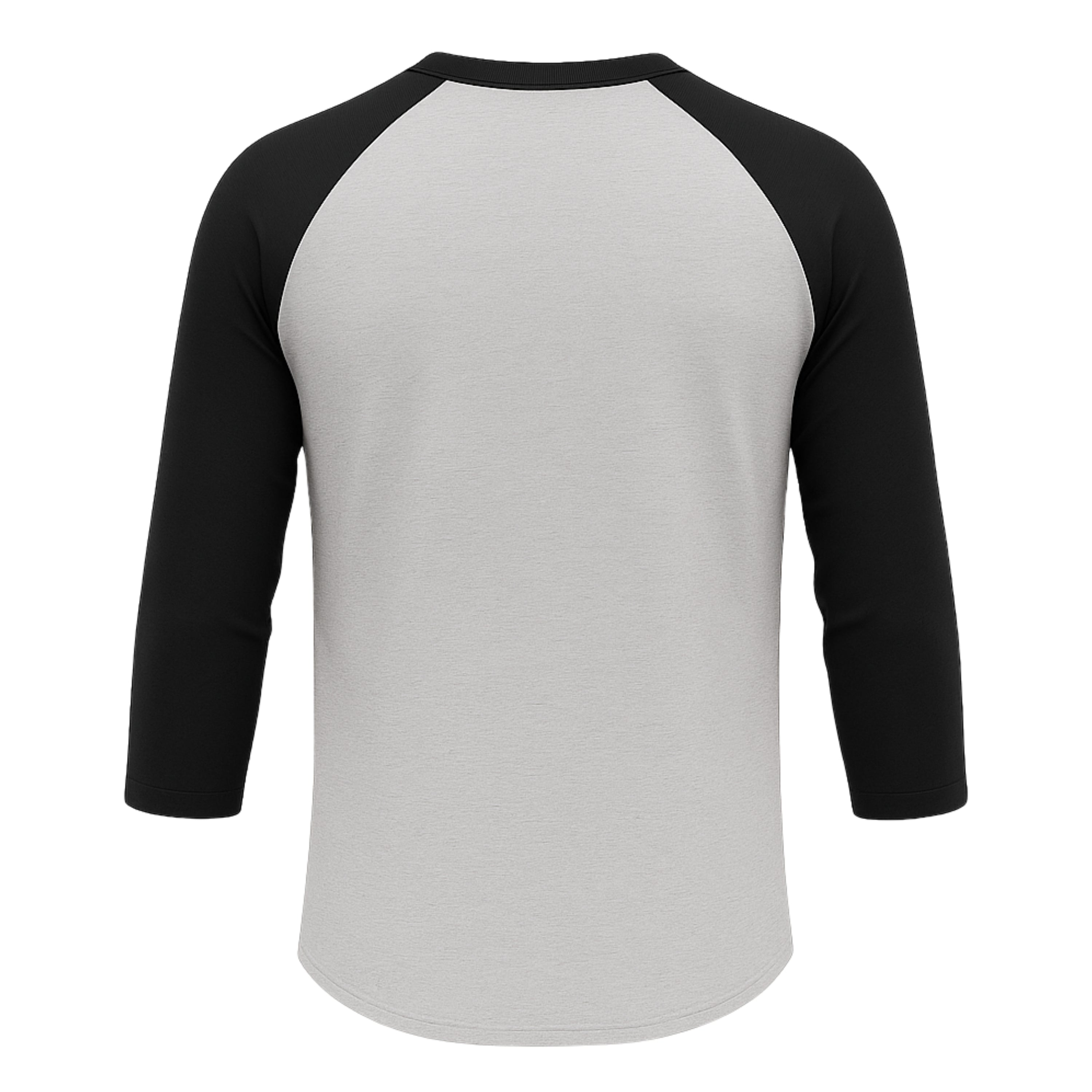 FA Raglan 3/4 (Black / Heather Grey)