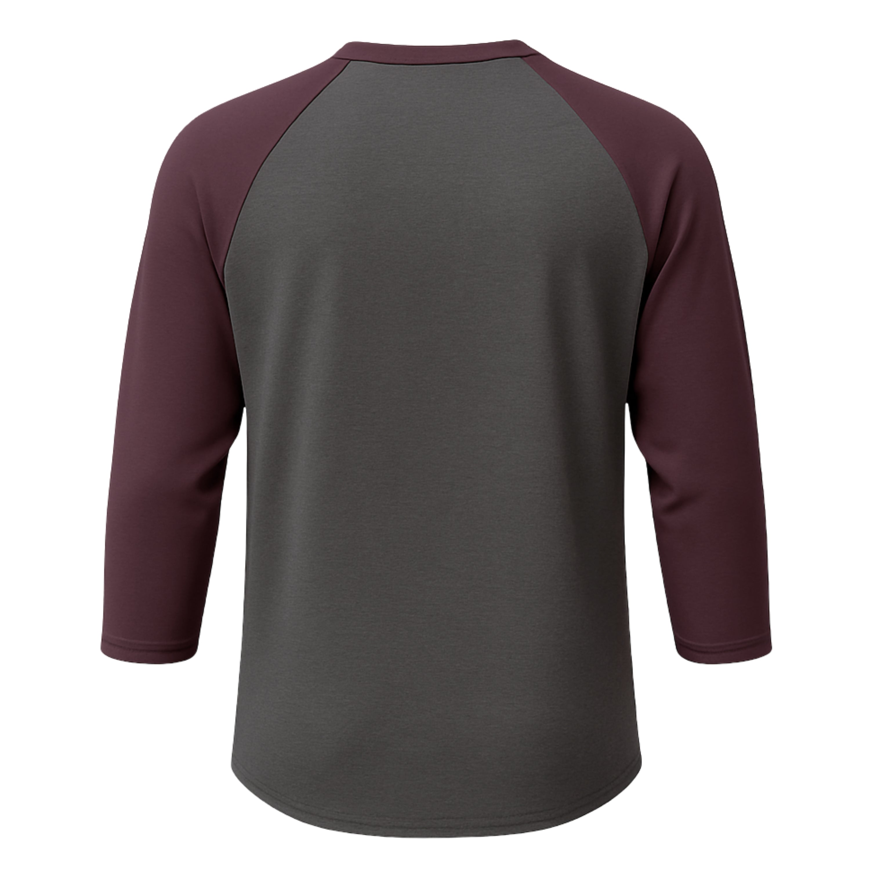 FA Raglan 3/4 (Burgundy / Charcoal)