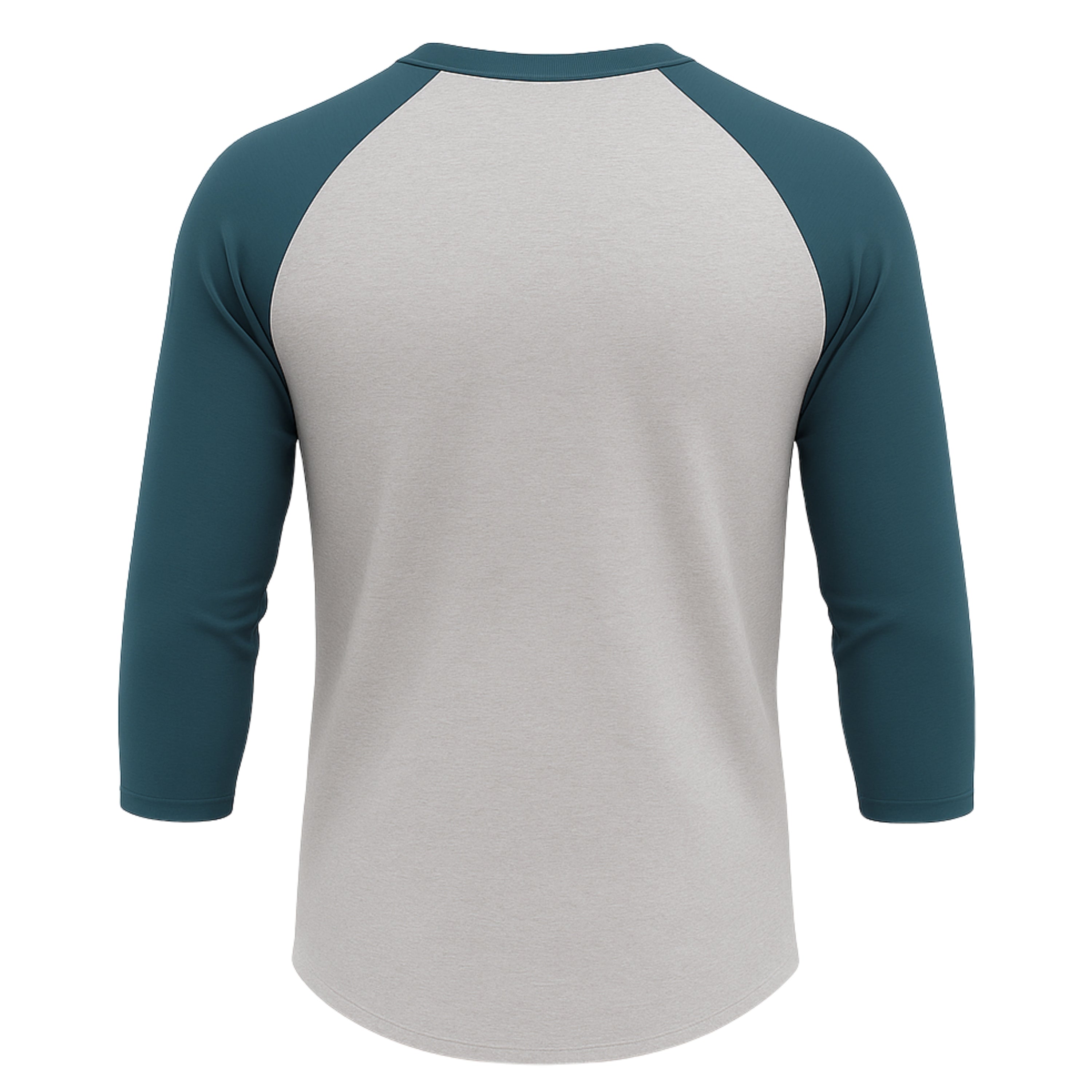 FA Raglan 3/4 (Deep Teal / Heather Grey)