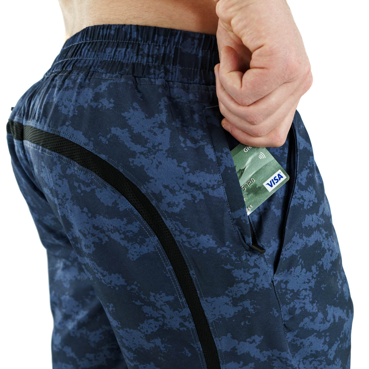 Unlimited Shorts Blue Camo (7.5")